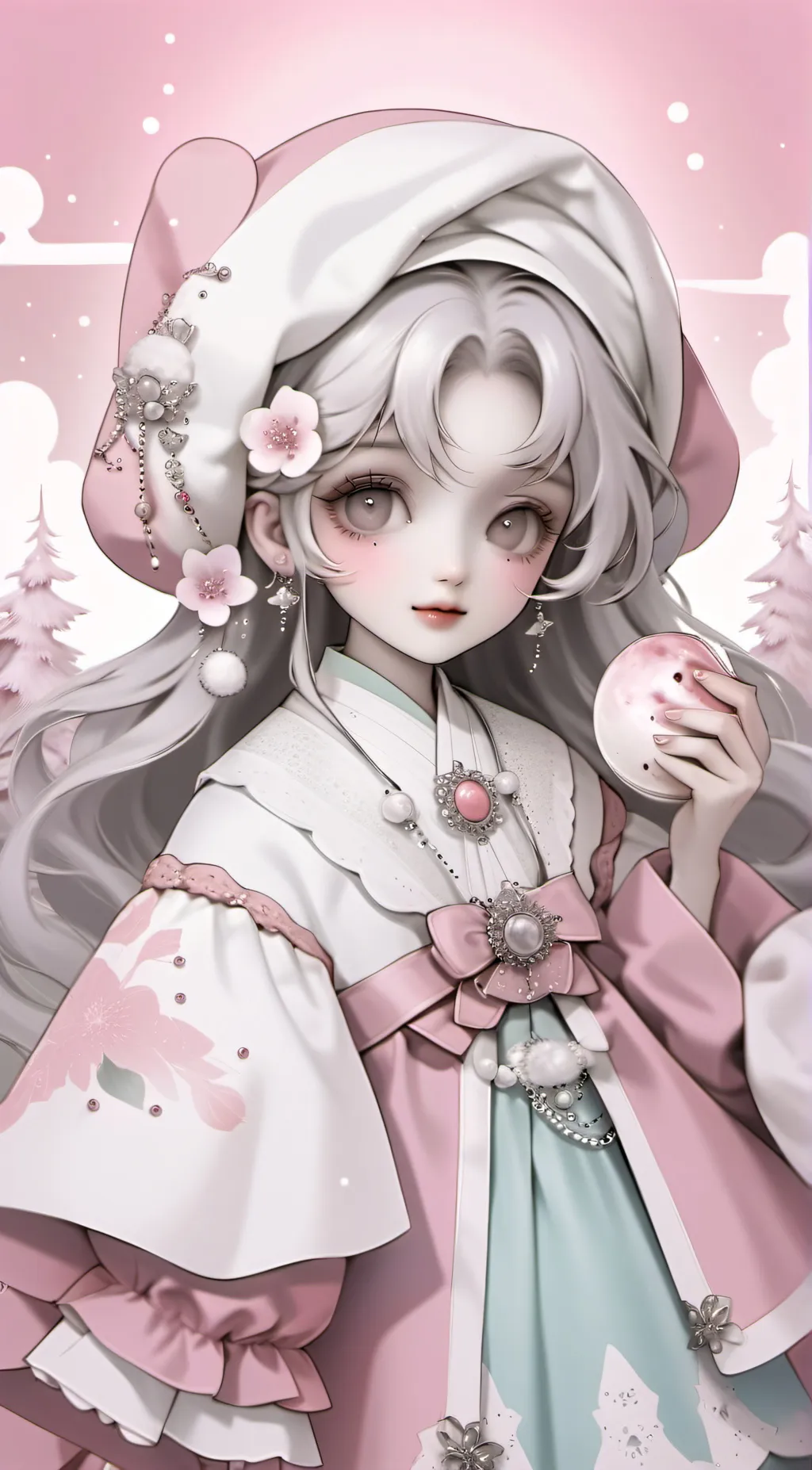 ai character: Mochi background