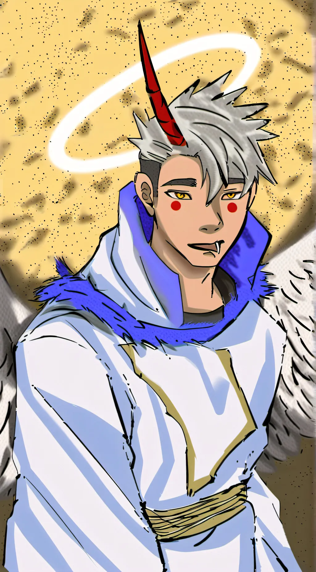 ai character: Light background