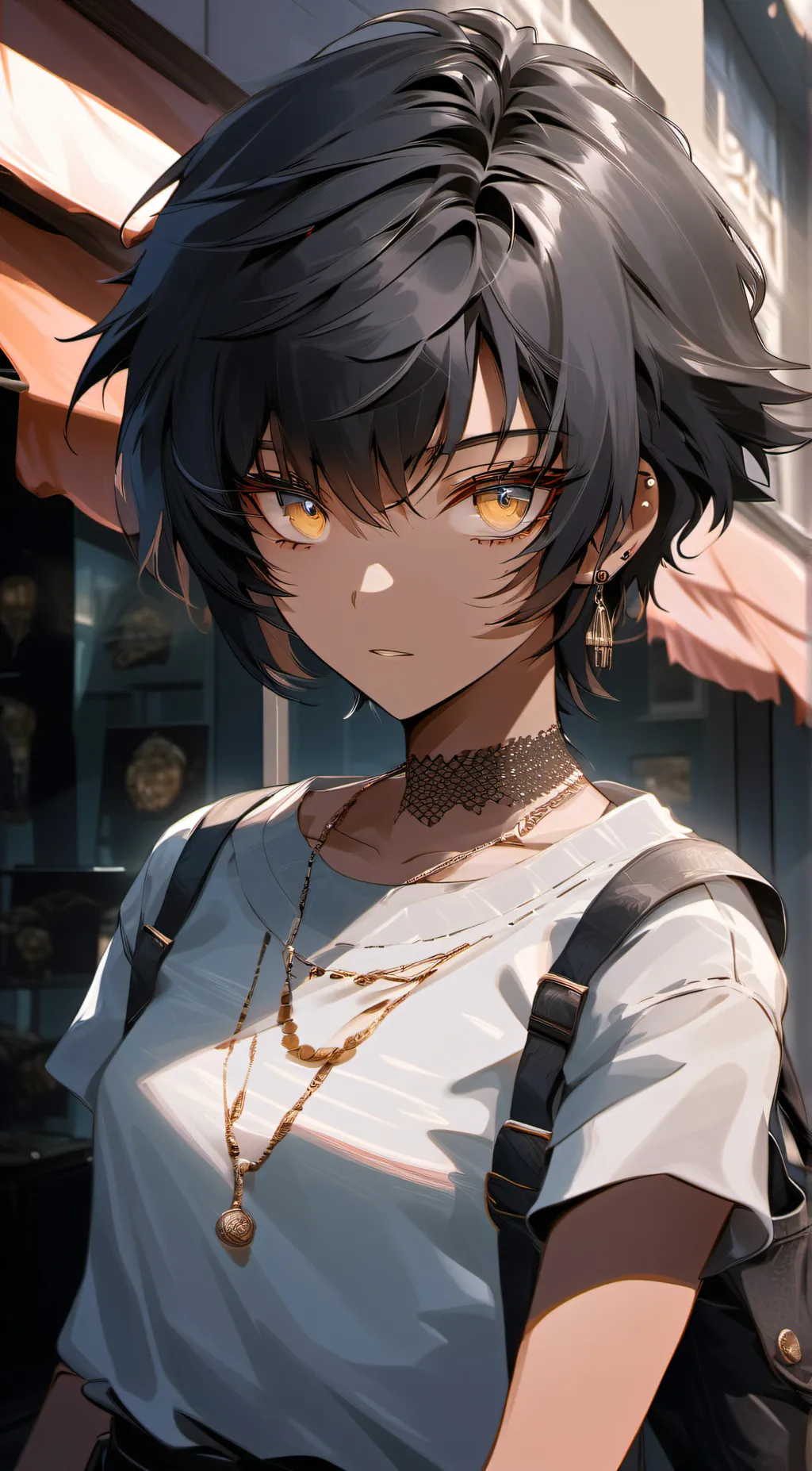 ai character: Elara background