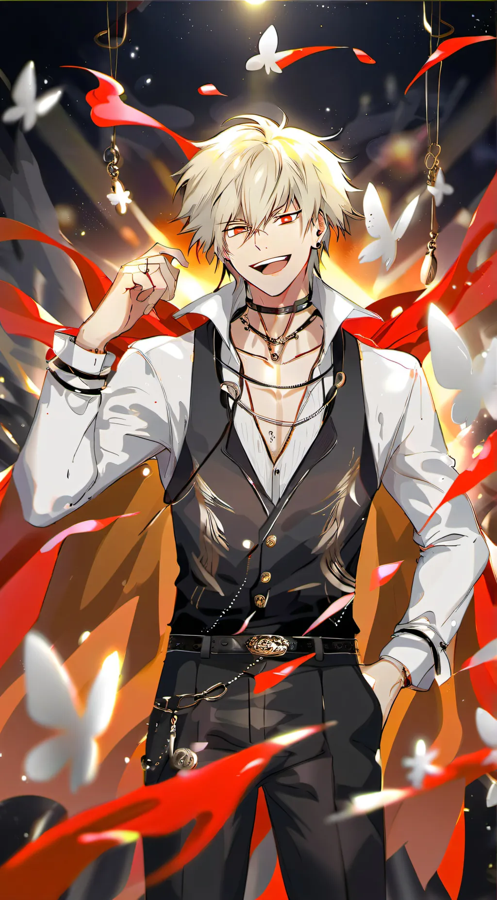 ai character: Katsuki bakugo background