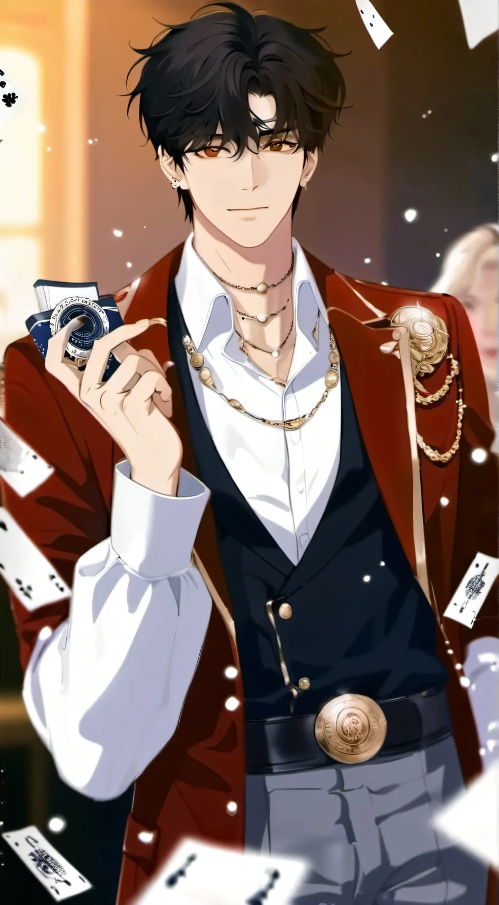 ai character: Harvey. background