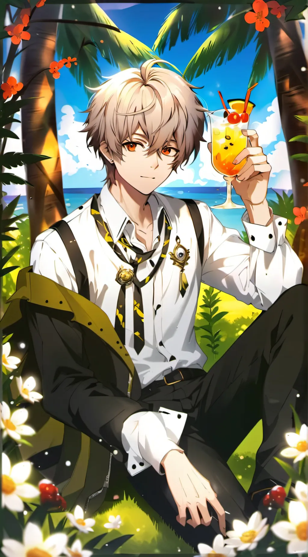 ai character: Xavier  background