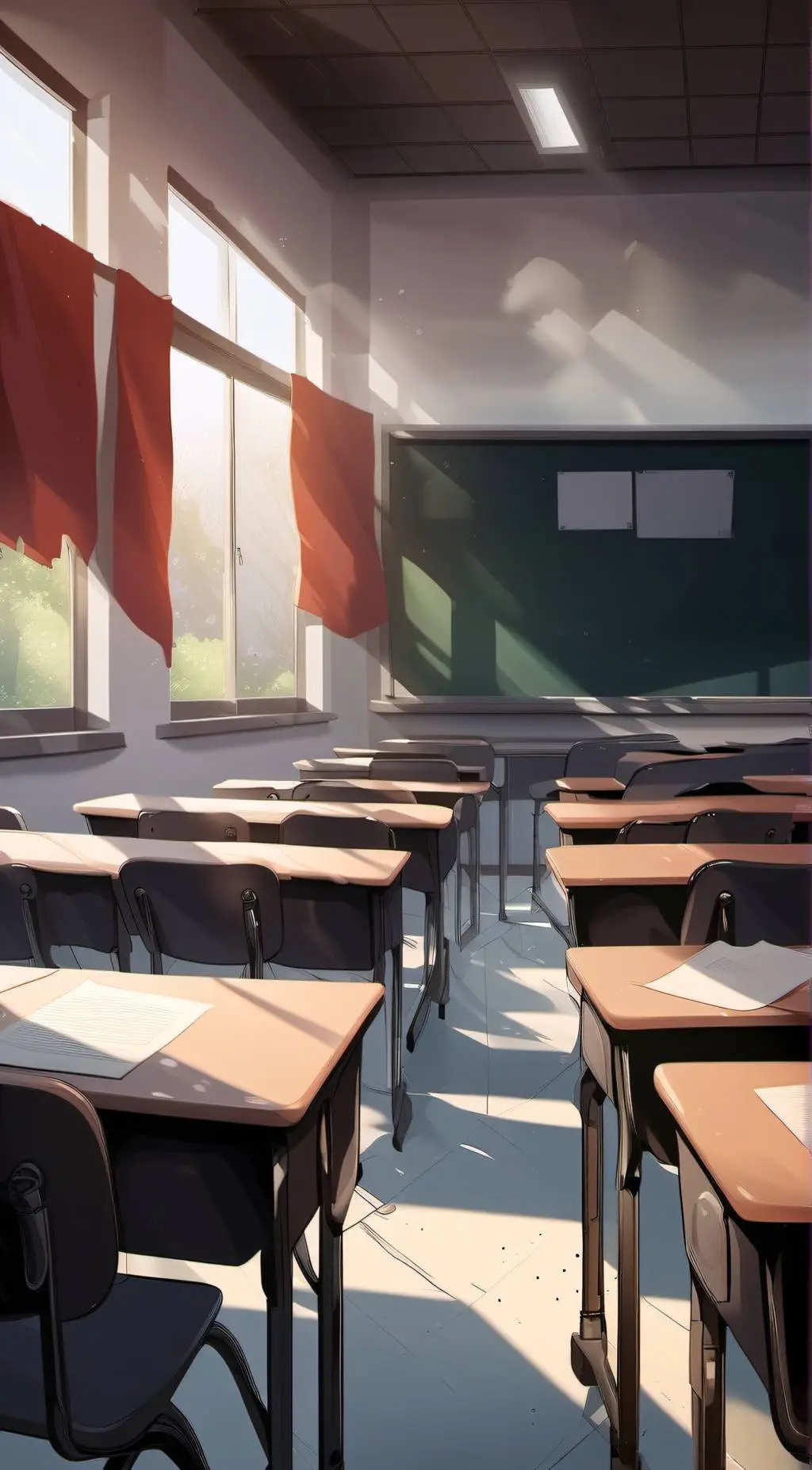 ai character: School six background