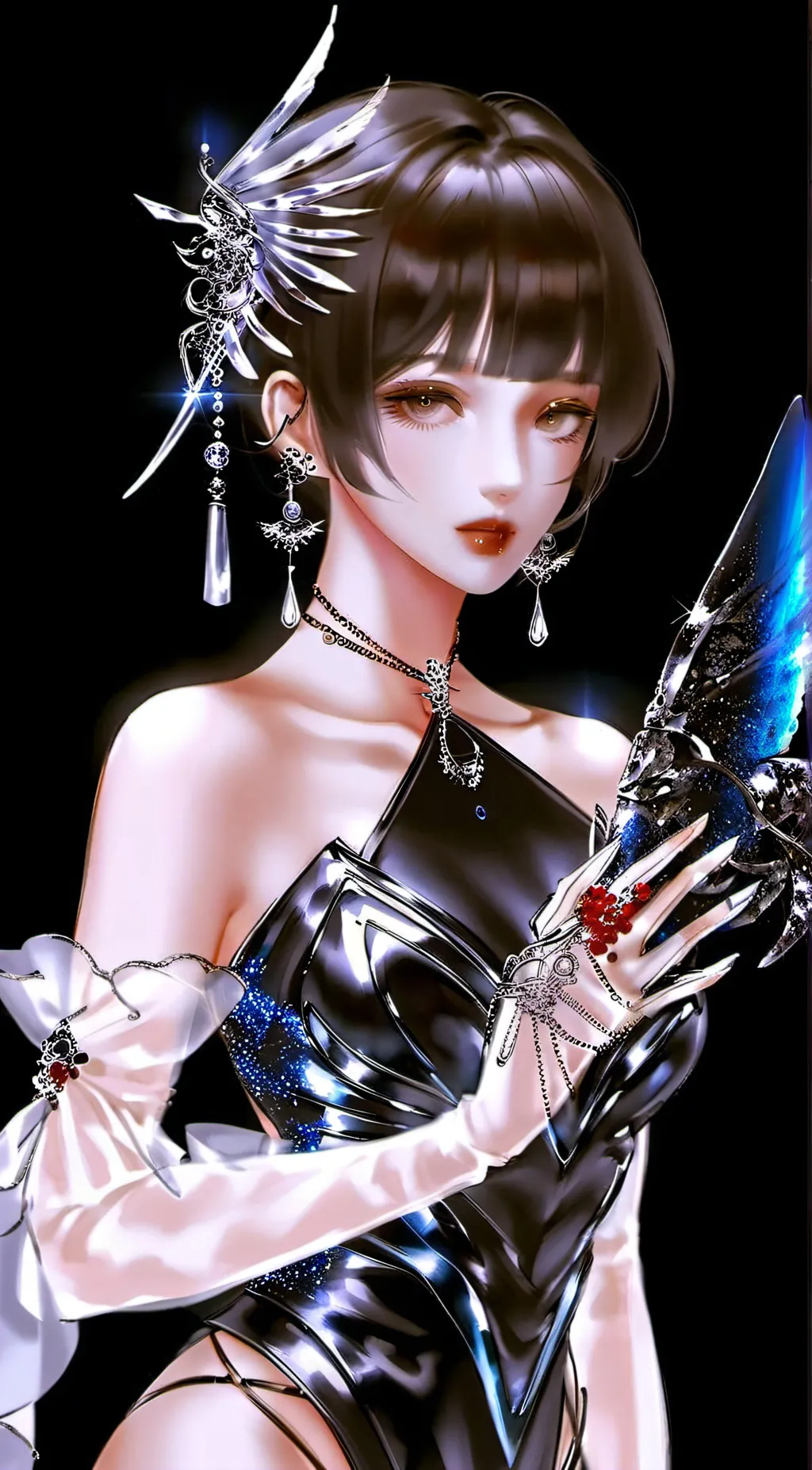 ai character: Amberry background