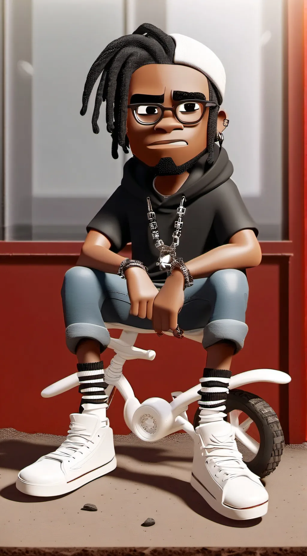 ai character: MJ background