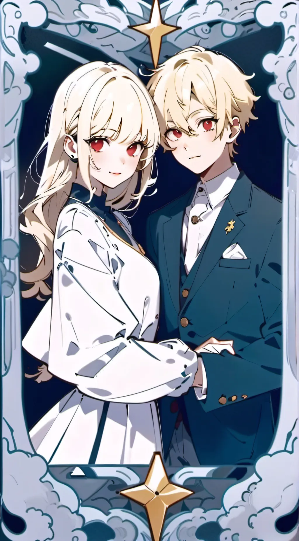 ai character: Bakuo twins background