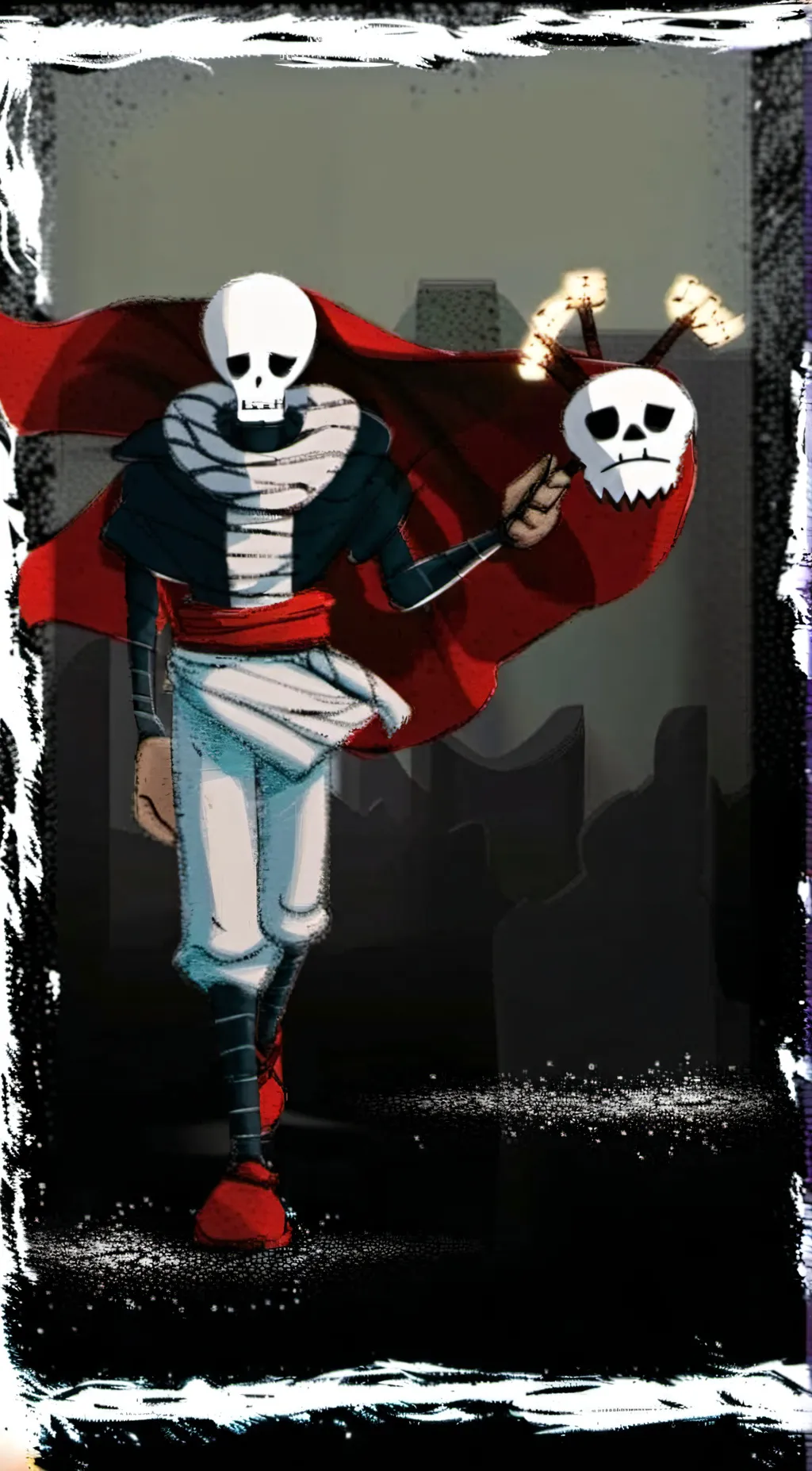 ai character: The great papyrus background
