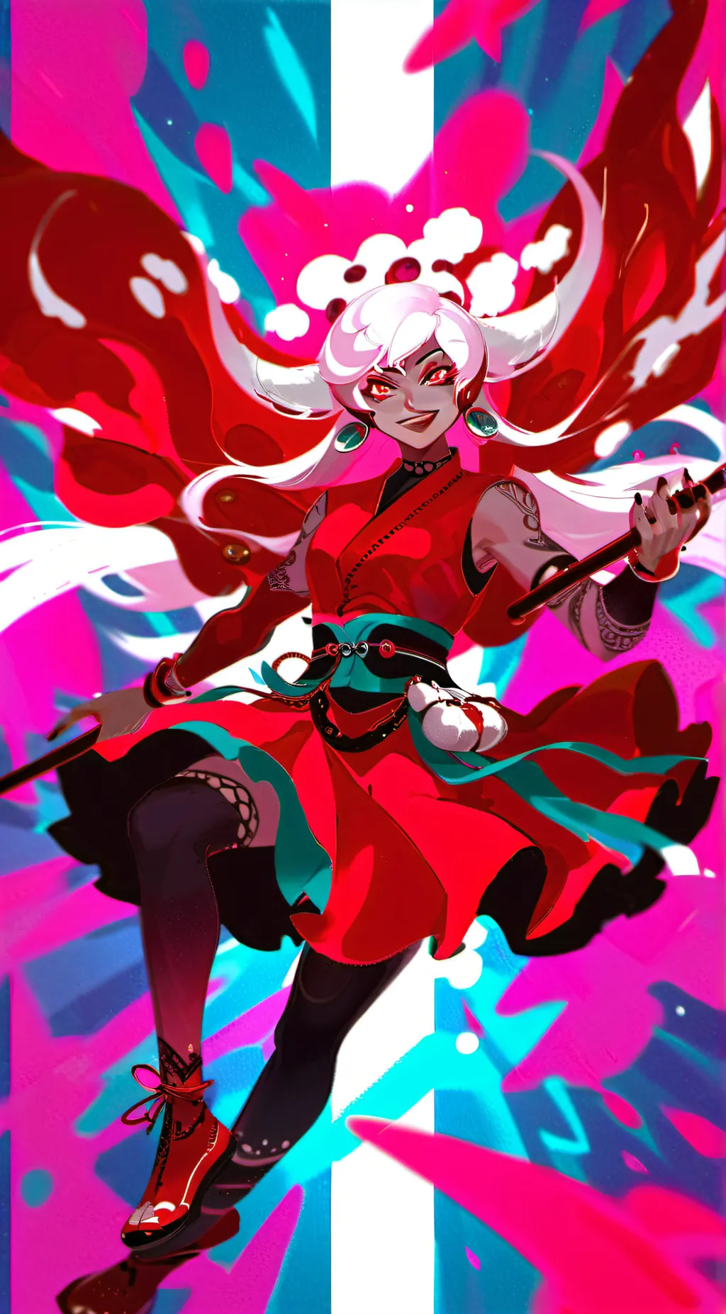 ai character: Velvette  background