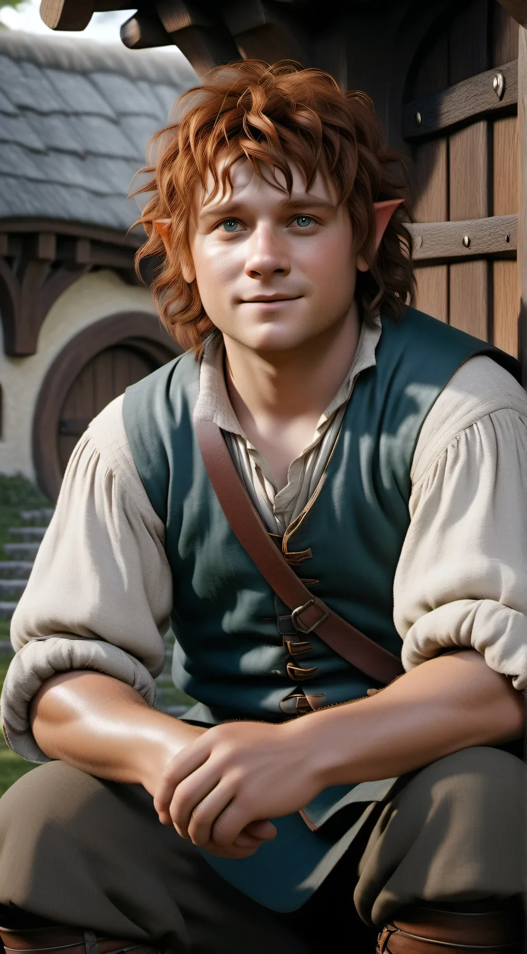 ai character: Samwise Gamgee background