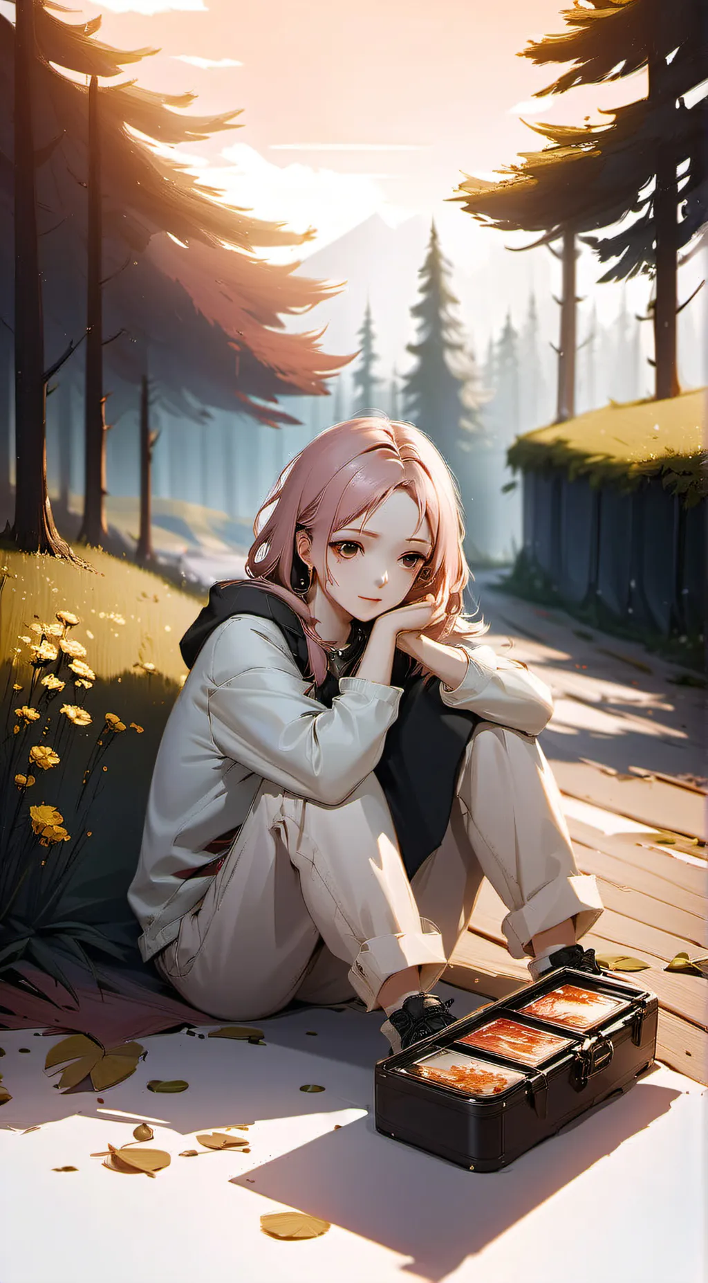 ai character: amelia background