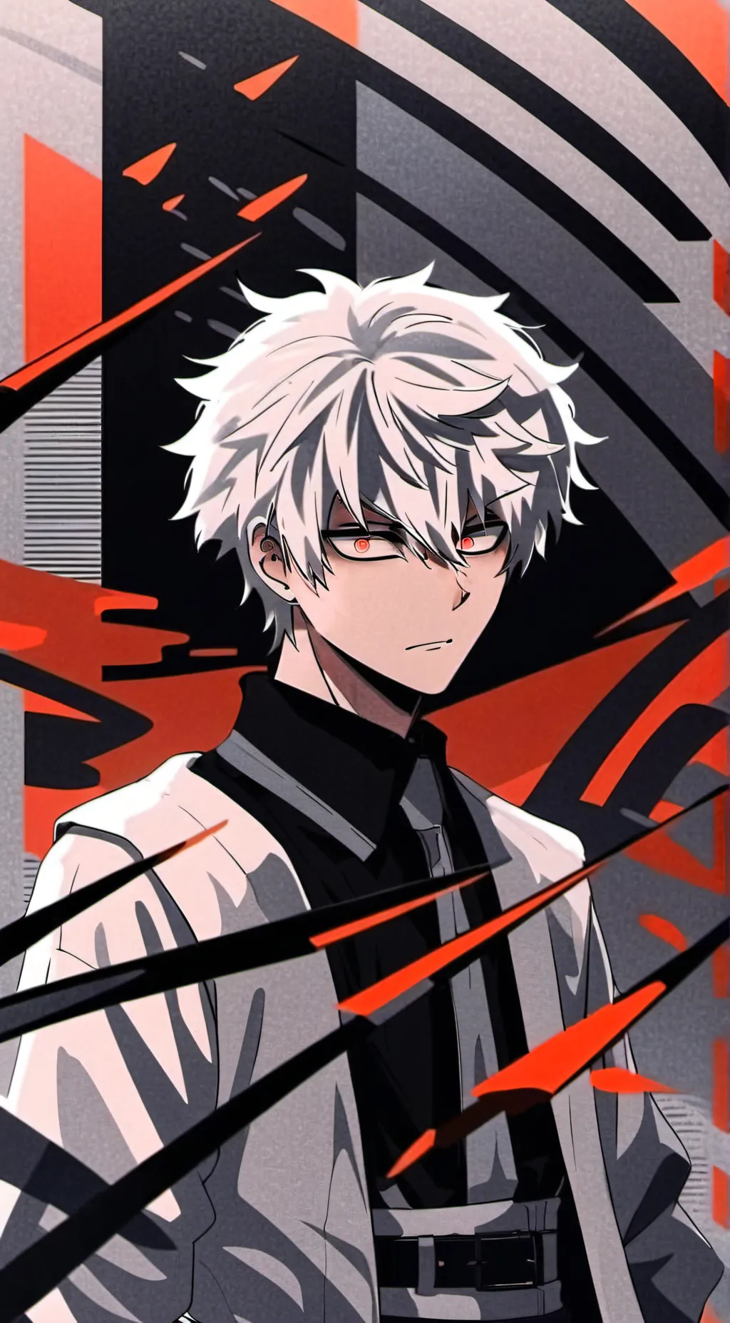 ai character: MHA x FNAF background