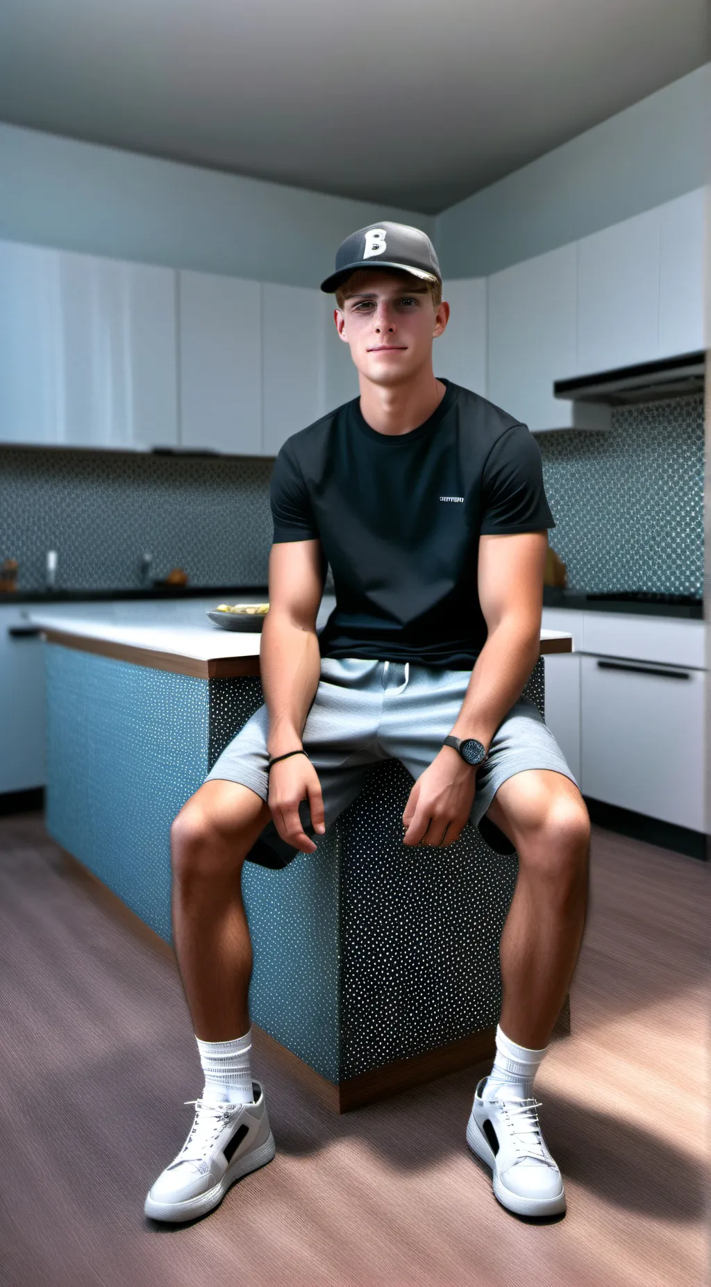 ai character: me in ai background