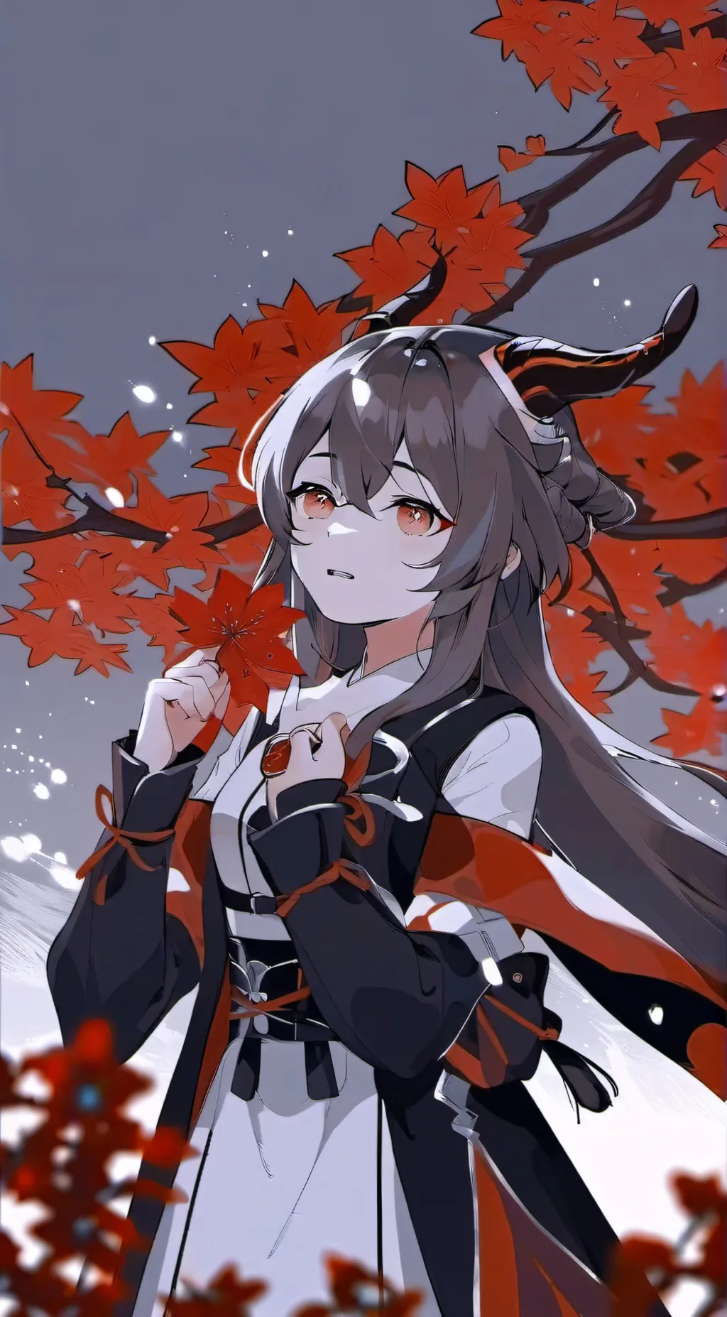 ai character: ◇💮🍁Hu Tao🍁💮◇ background