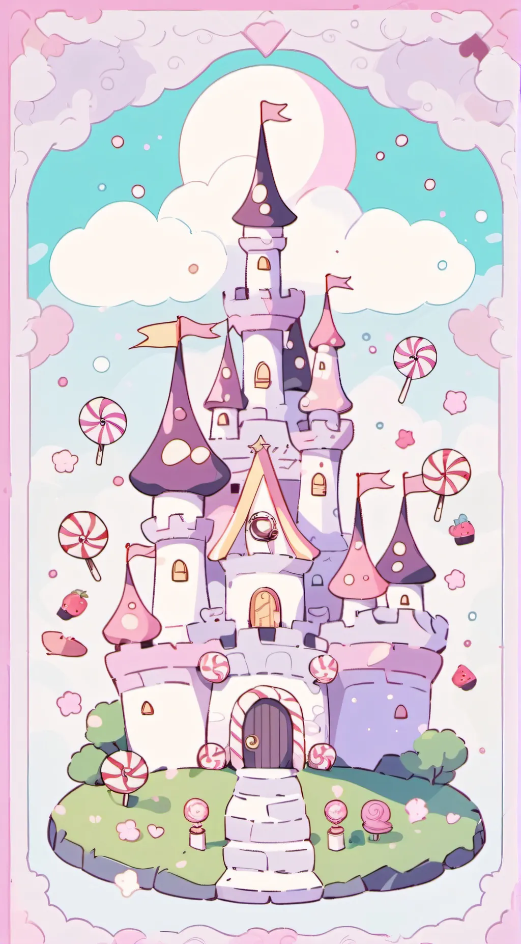 ai character: Candy canon king background