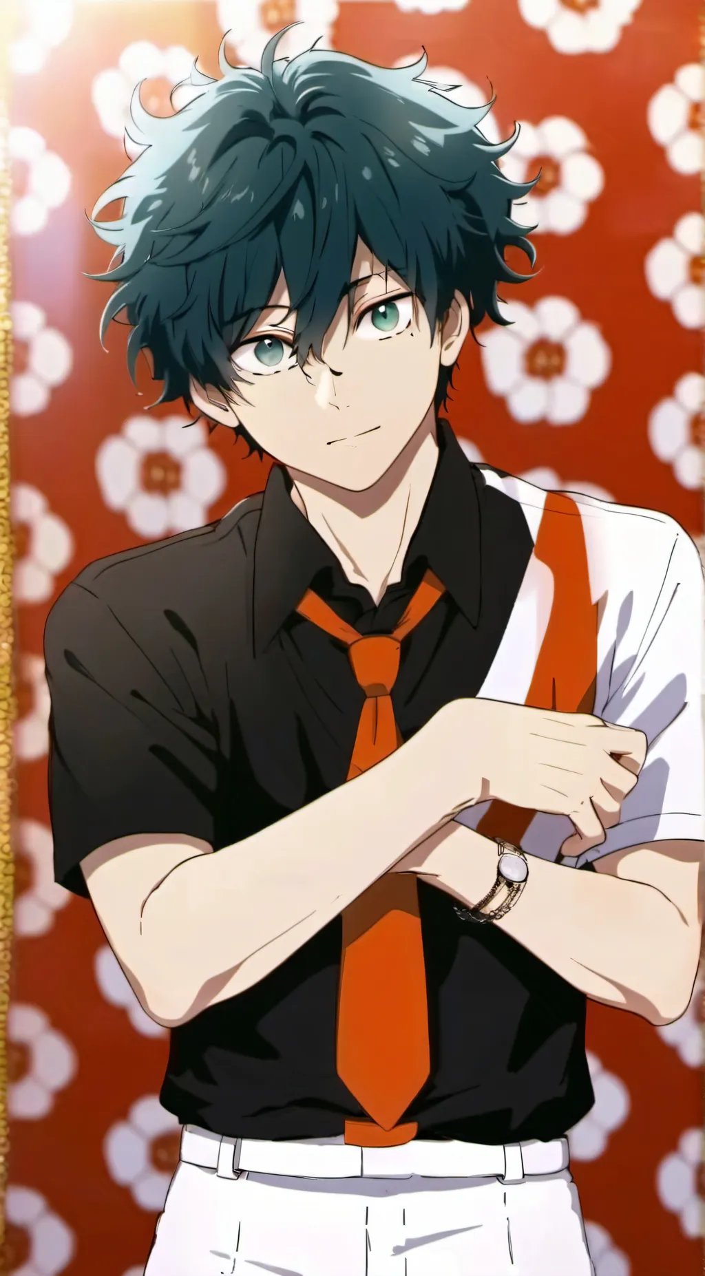 ai character: Izuku Midoriya  background