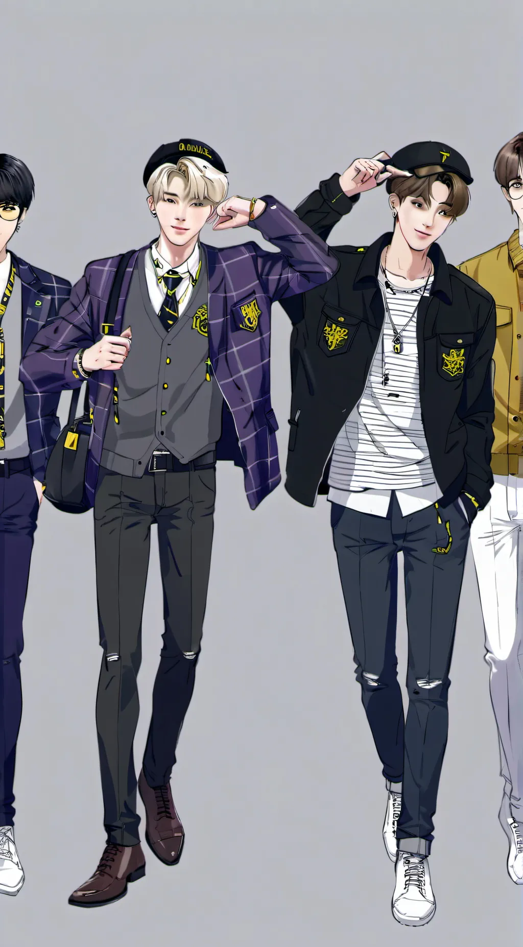 ai character: BTS background