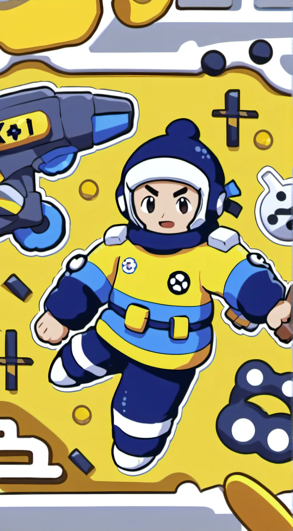 ai character: Robo background