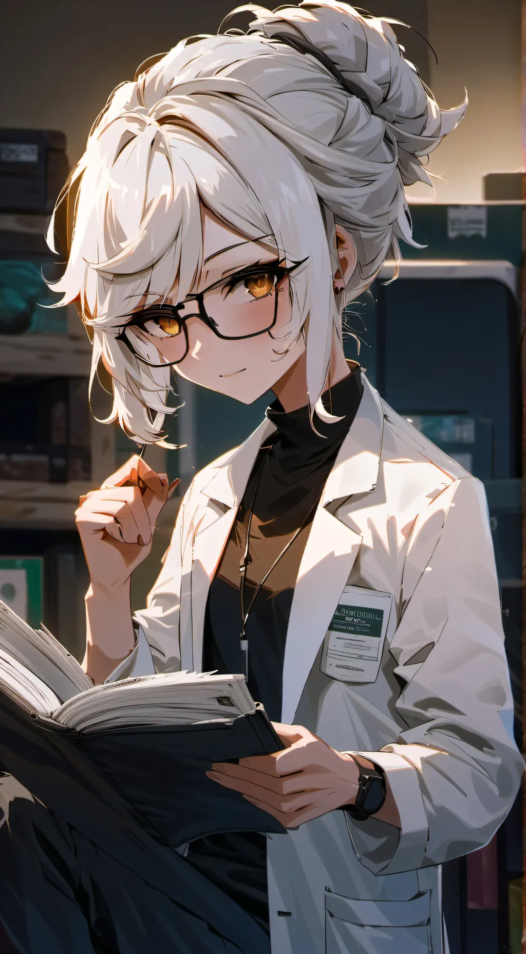 ai character: 》¤Dr. kally¤《 background