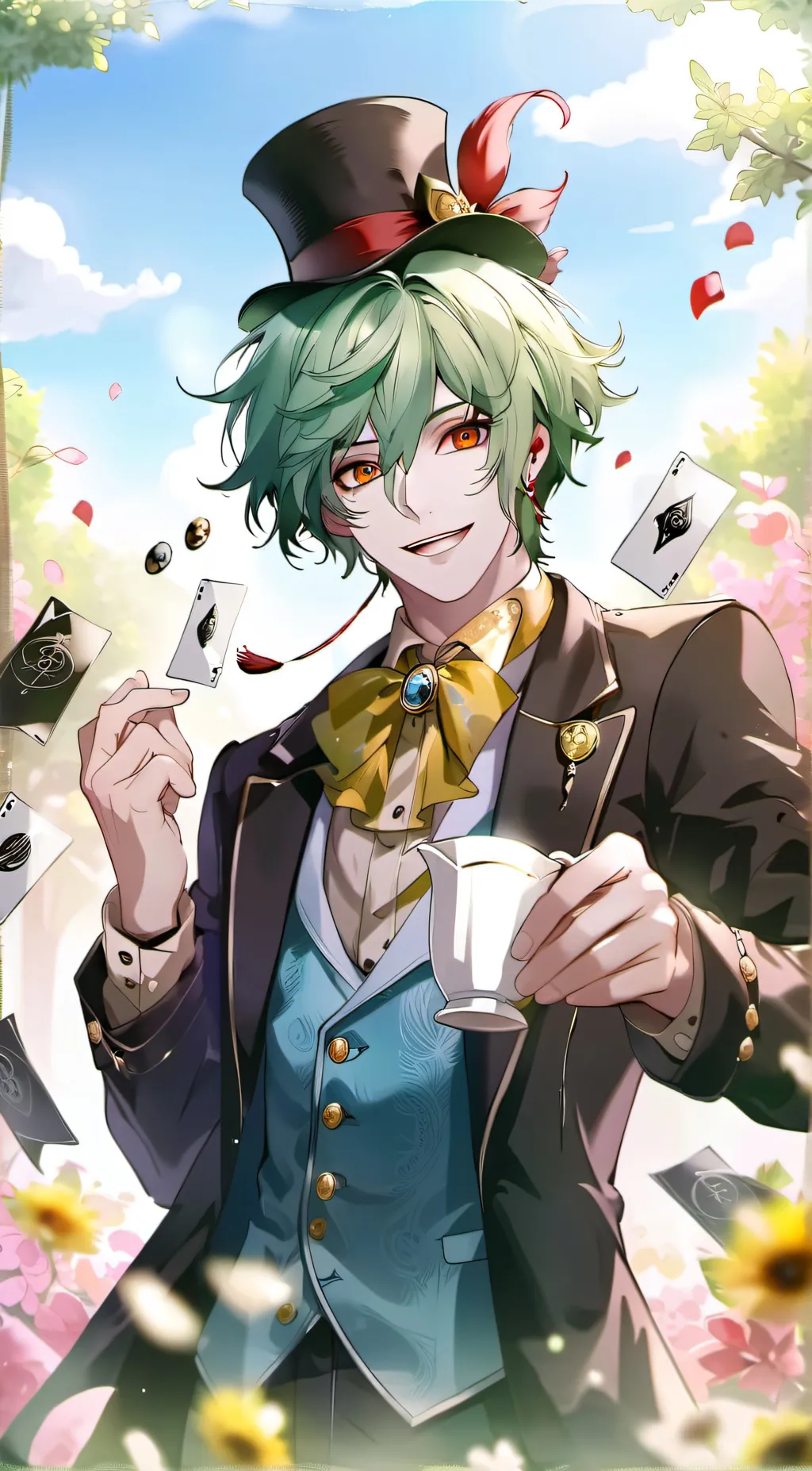 ai character: Chip T. Hatter background