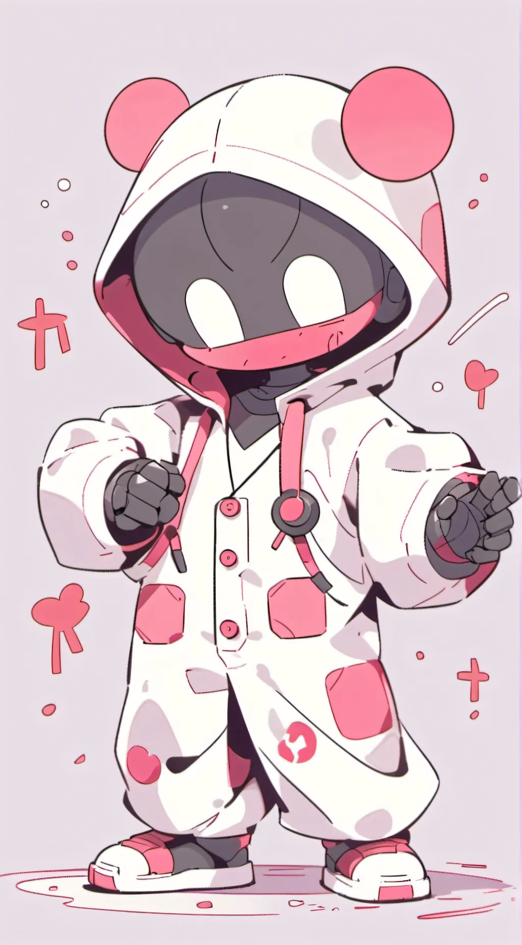 ai character: Freaky hotel background