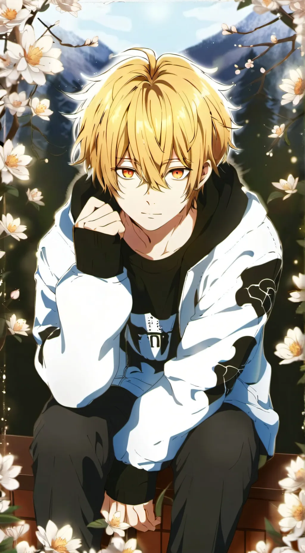 ai character: Leo background