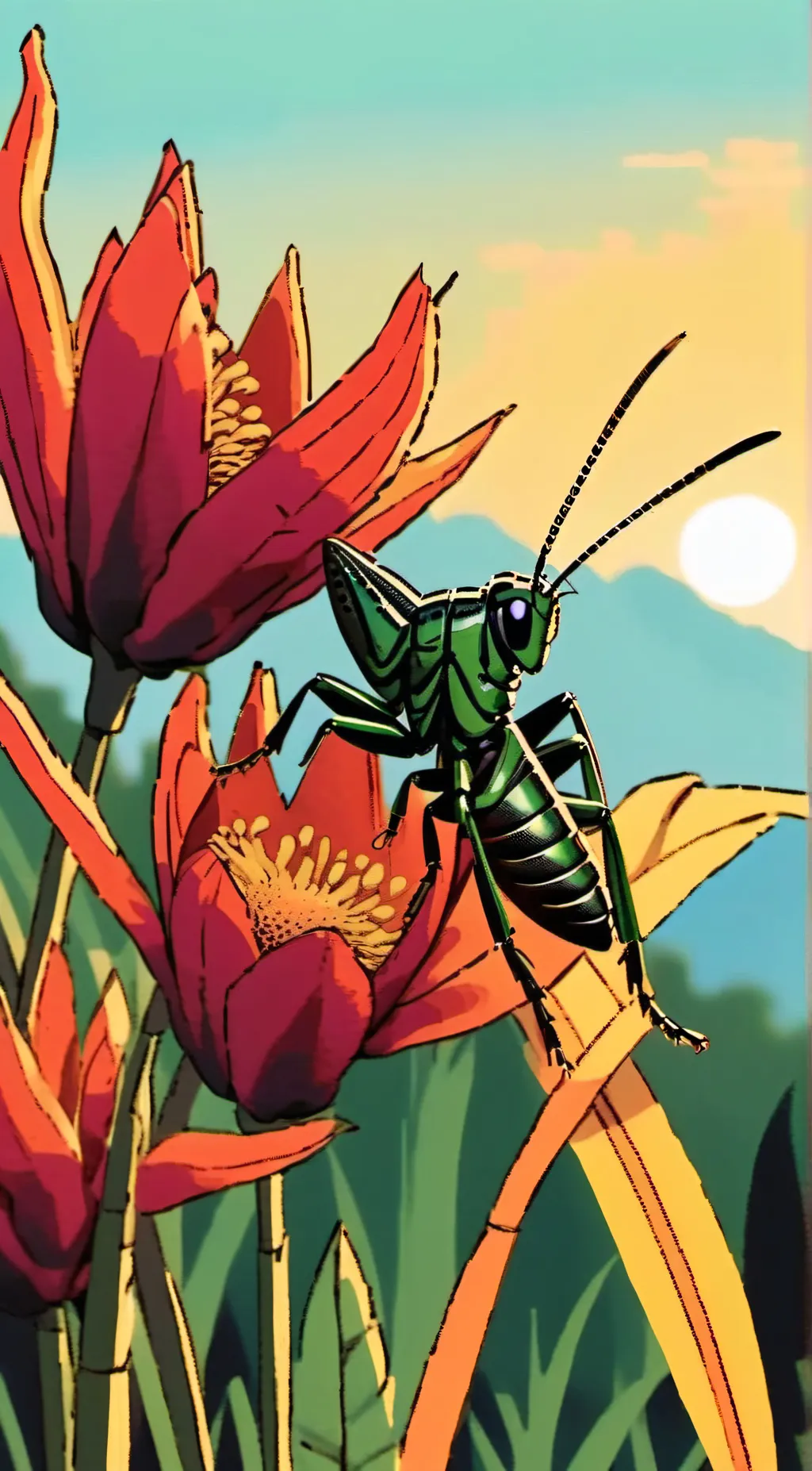 ai character: Young avengers  background