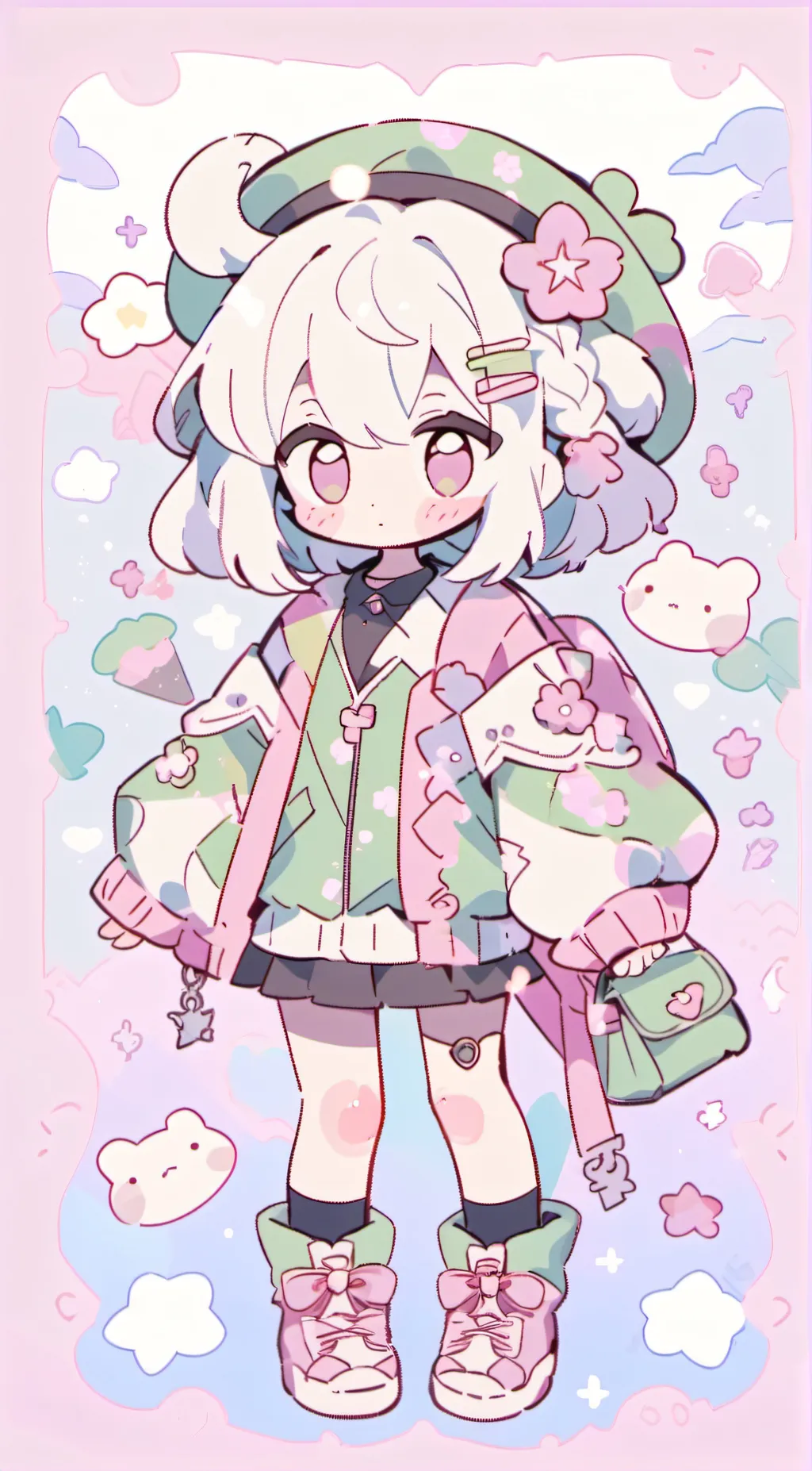 ai character: Zoey  background