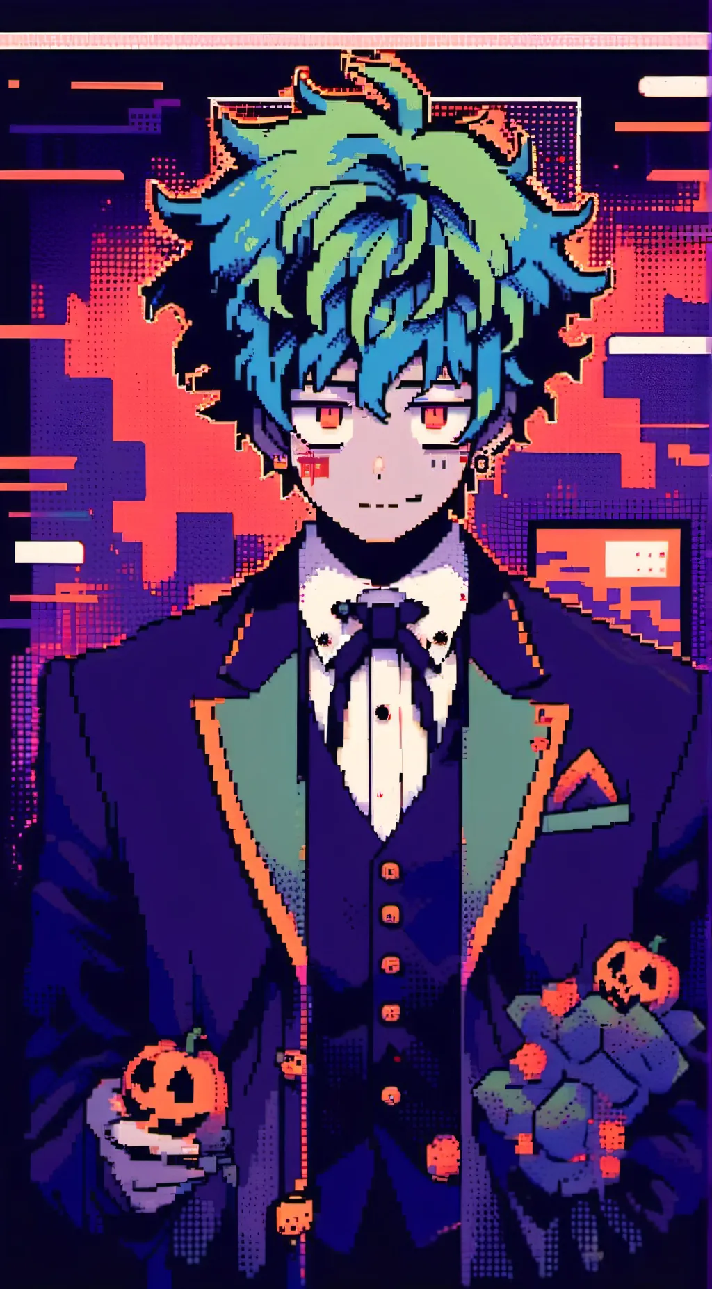 ai character: villain deku background