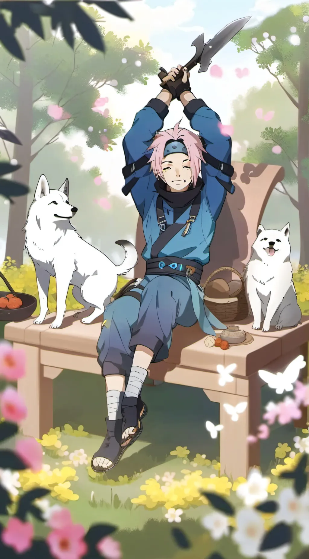 ai character: Team 7 background