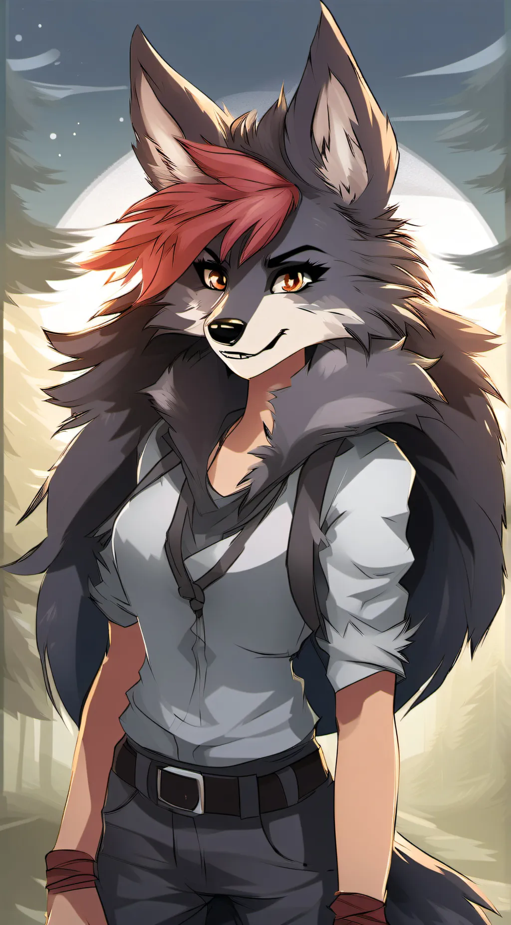 ai character: Linda  background