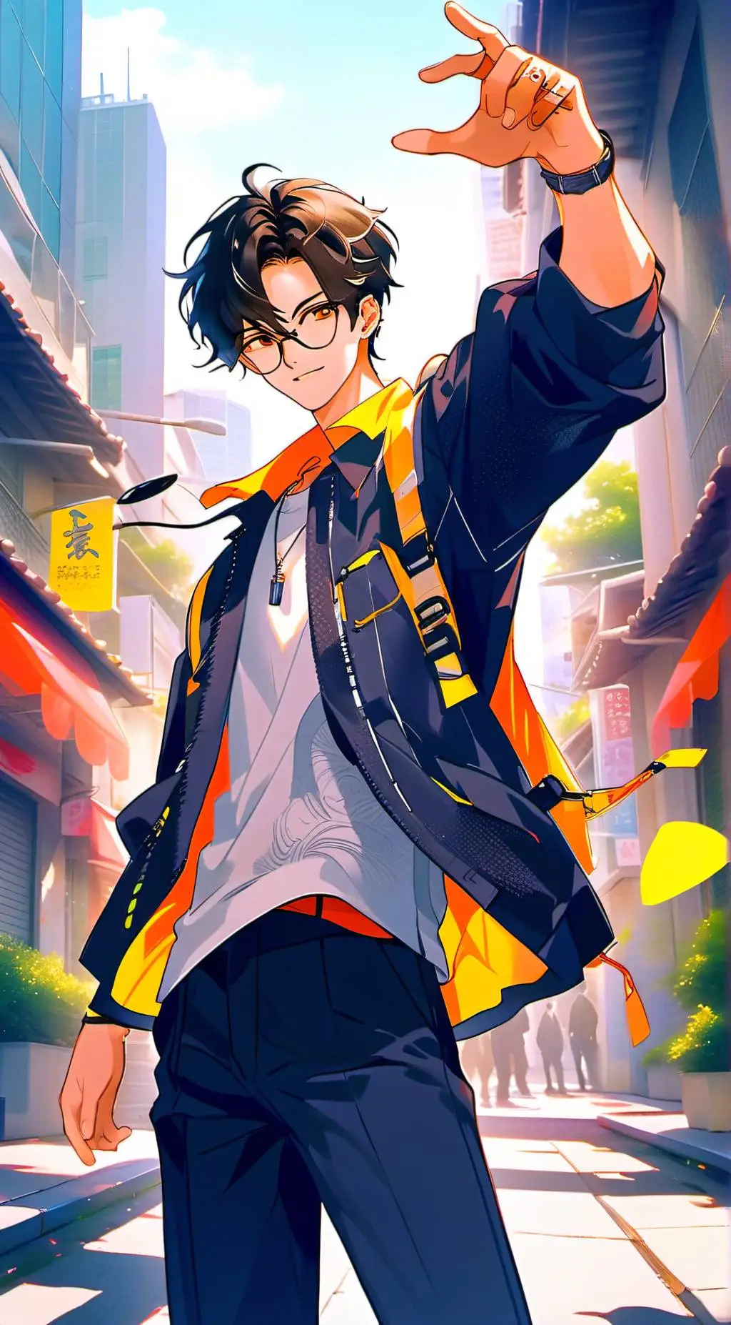 ai character: Nitro  background