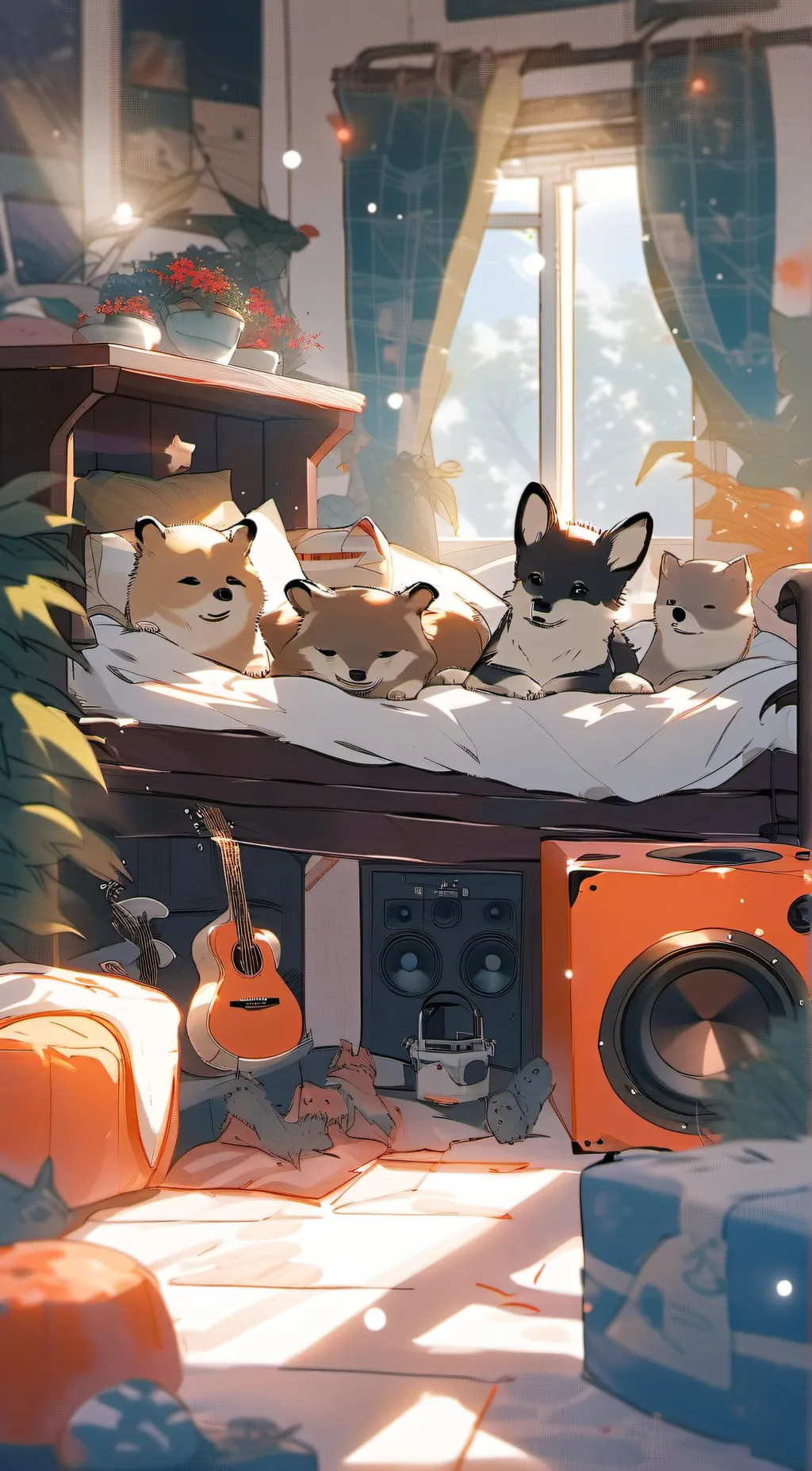 ai character: subwoofer lulaby background