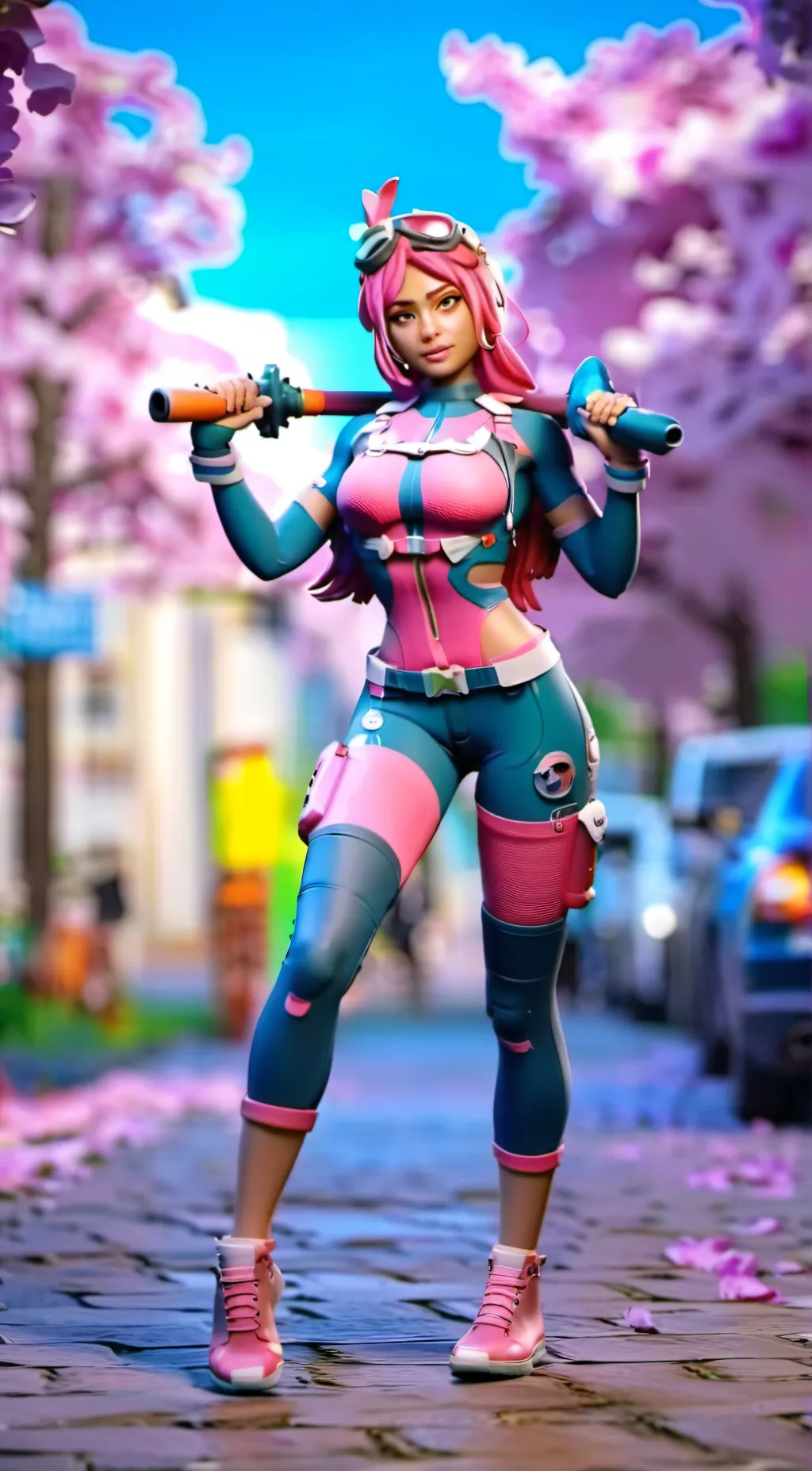 ai character: bright radar background