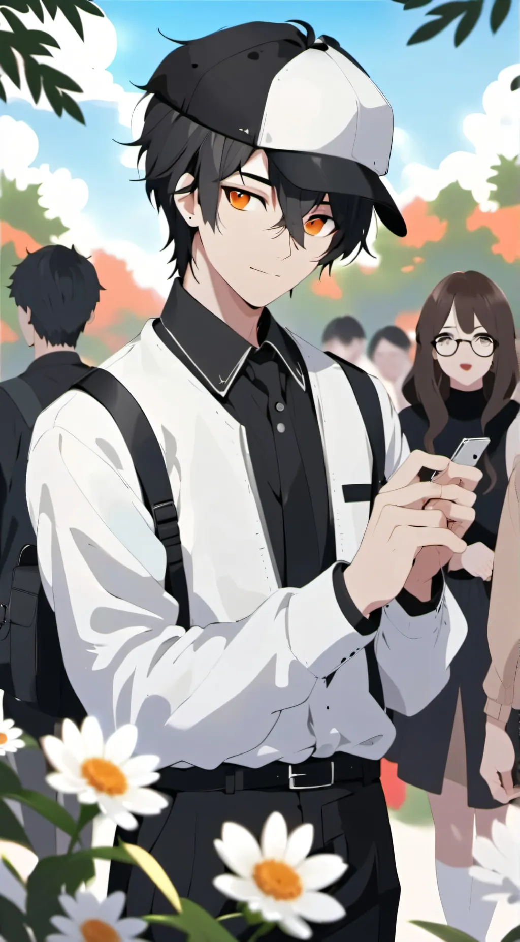 ai character: kyan  background