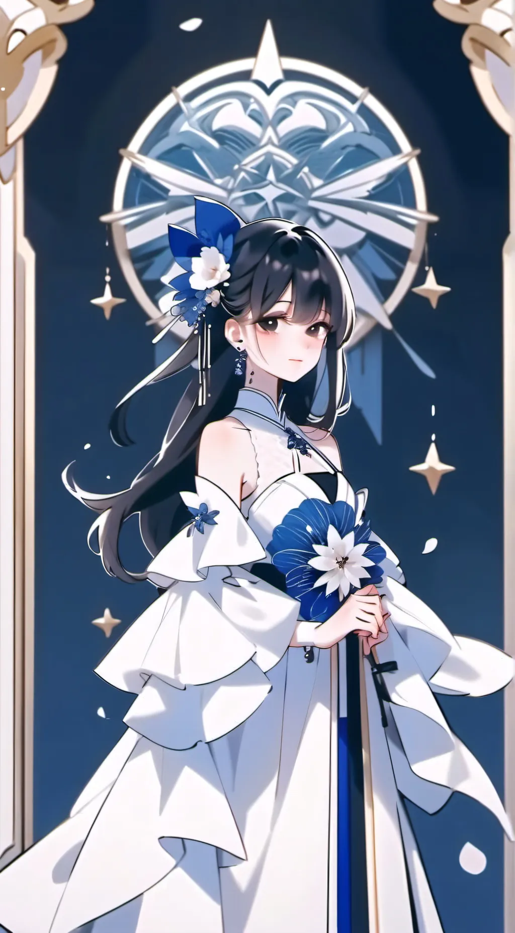 ai character: Crystal  background