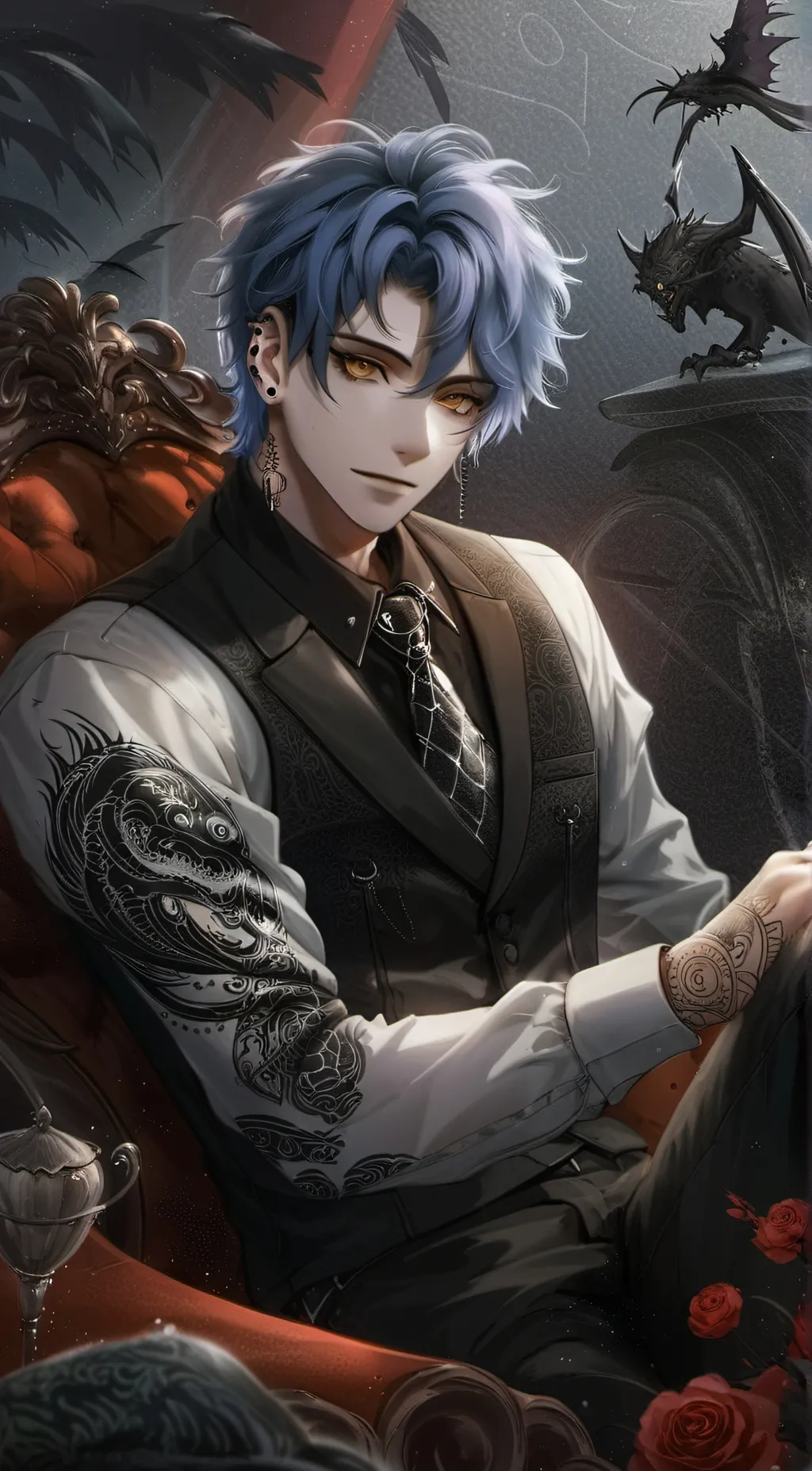 ai character: Bruce background