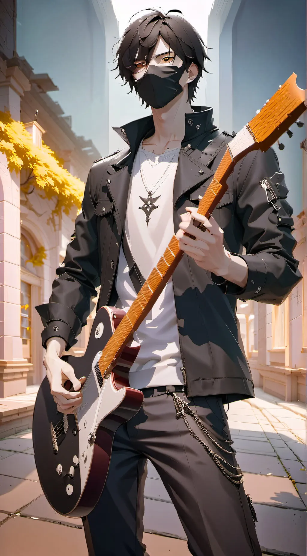 ai character: Andre  background