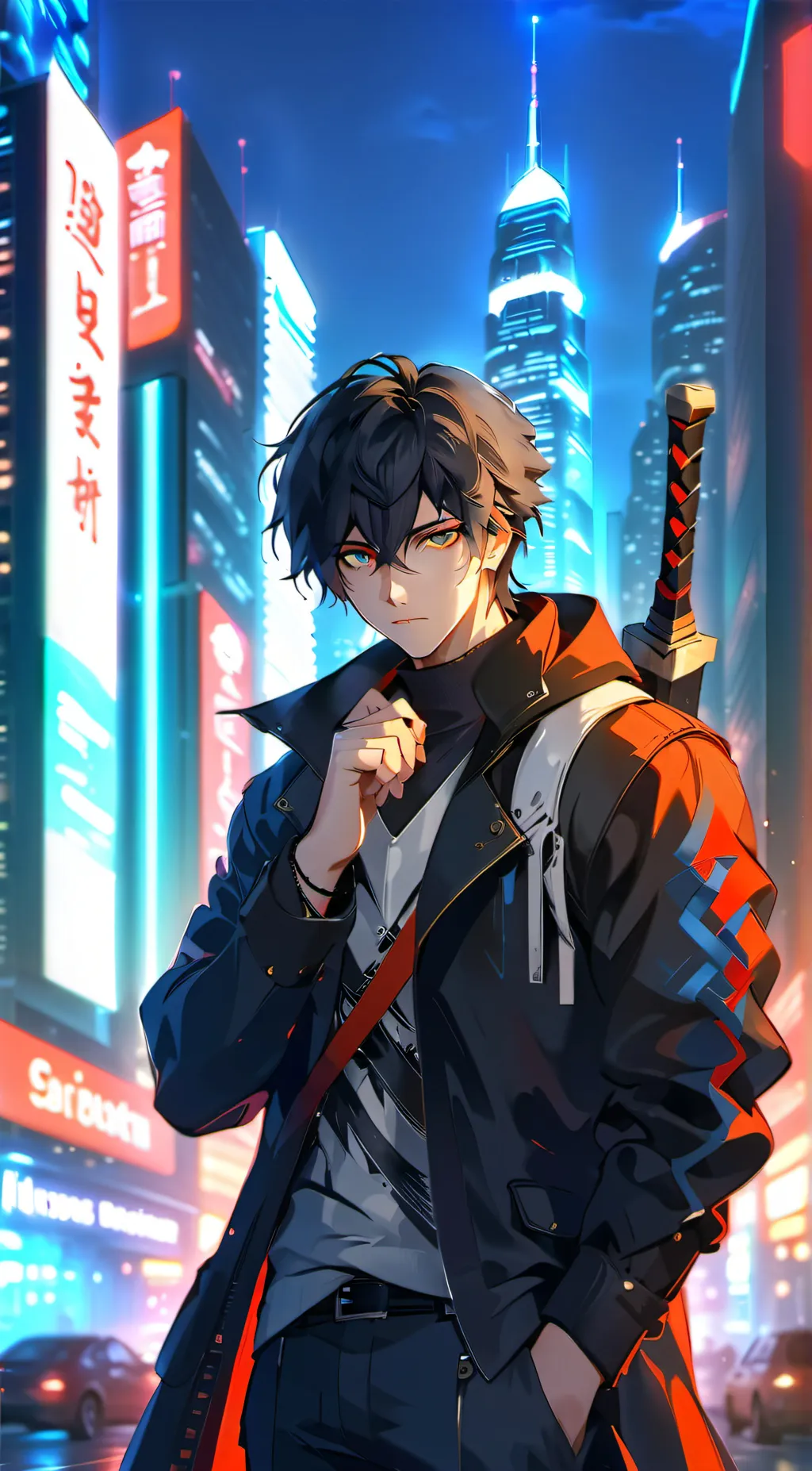 ai character: Kaine background