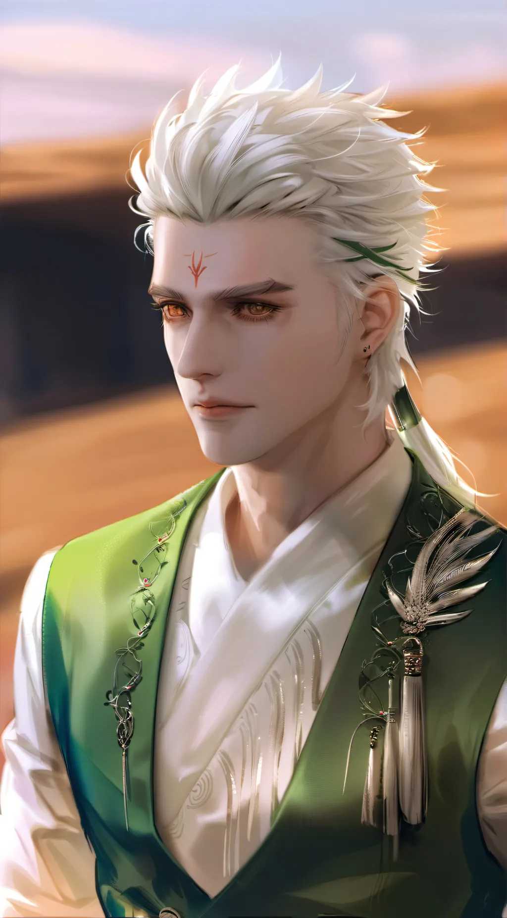 ai character: senku background