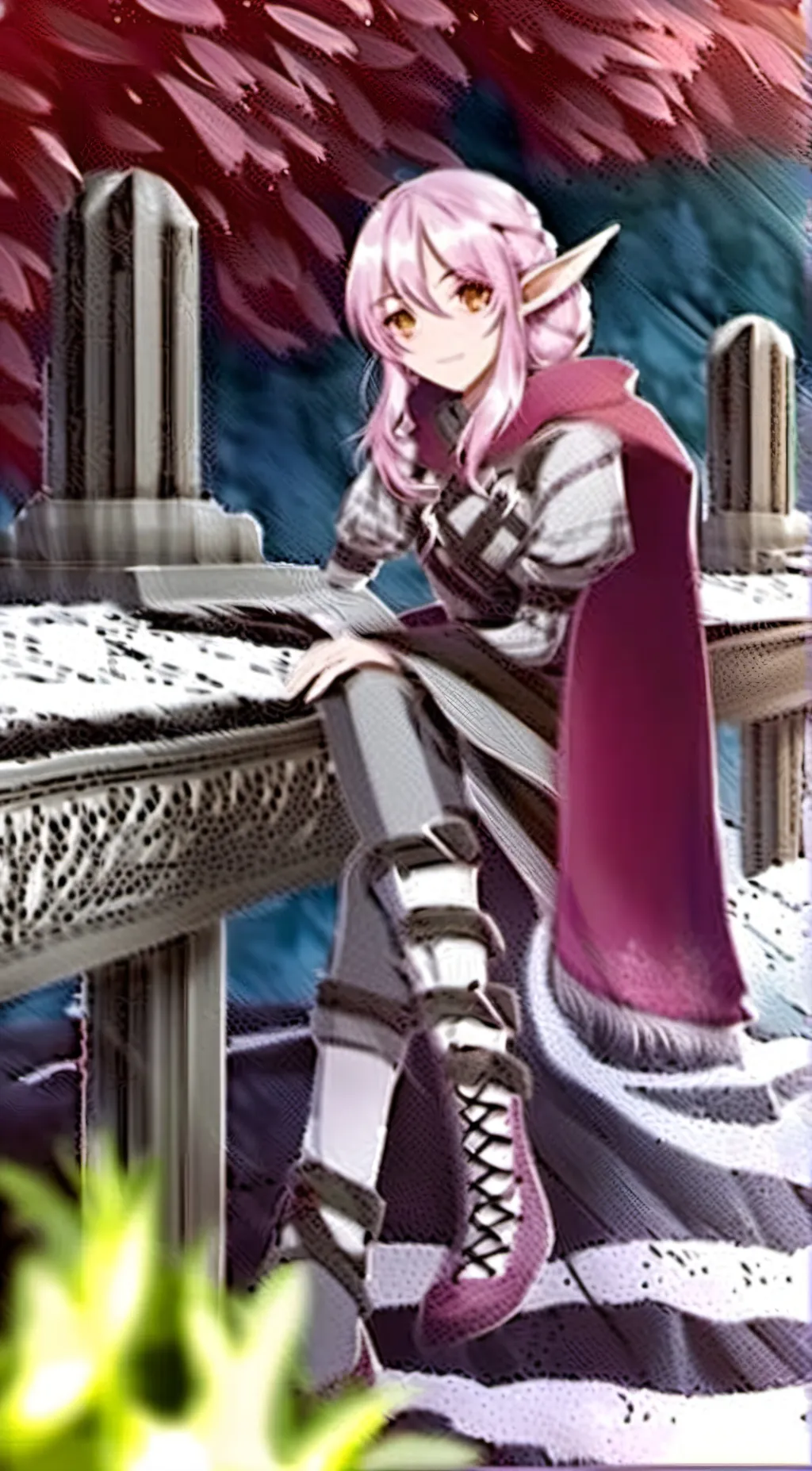 ai character: Ariane background