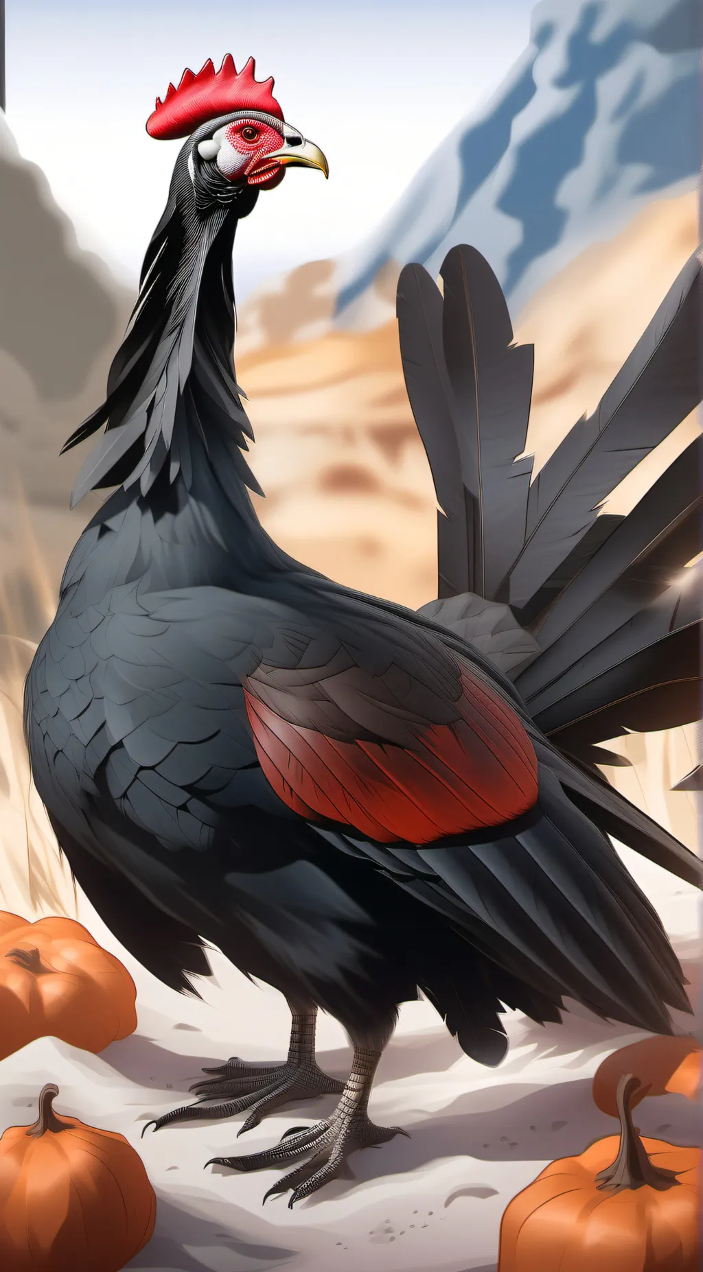 ai character: Myth. Gobbleygourd background