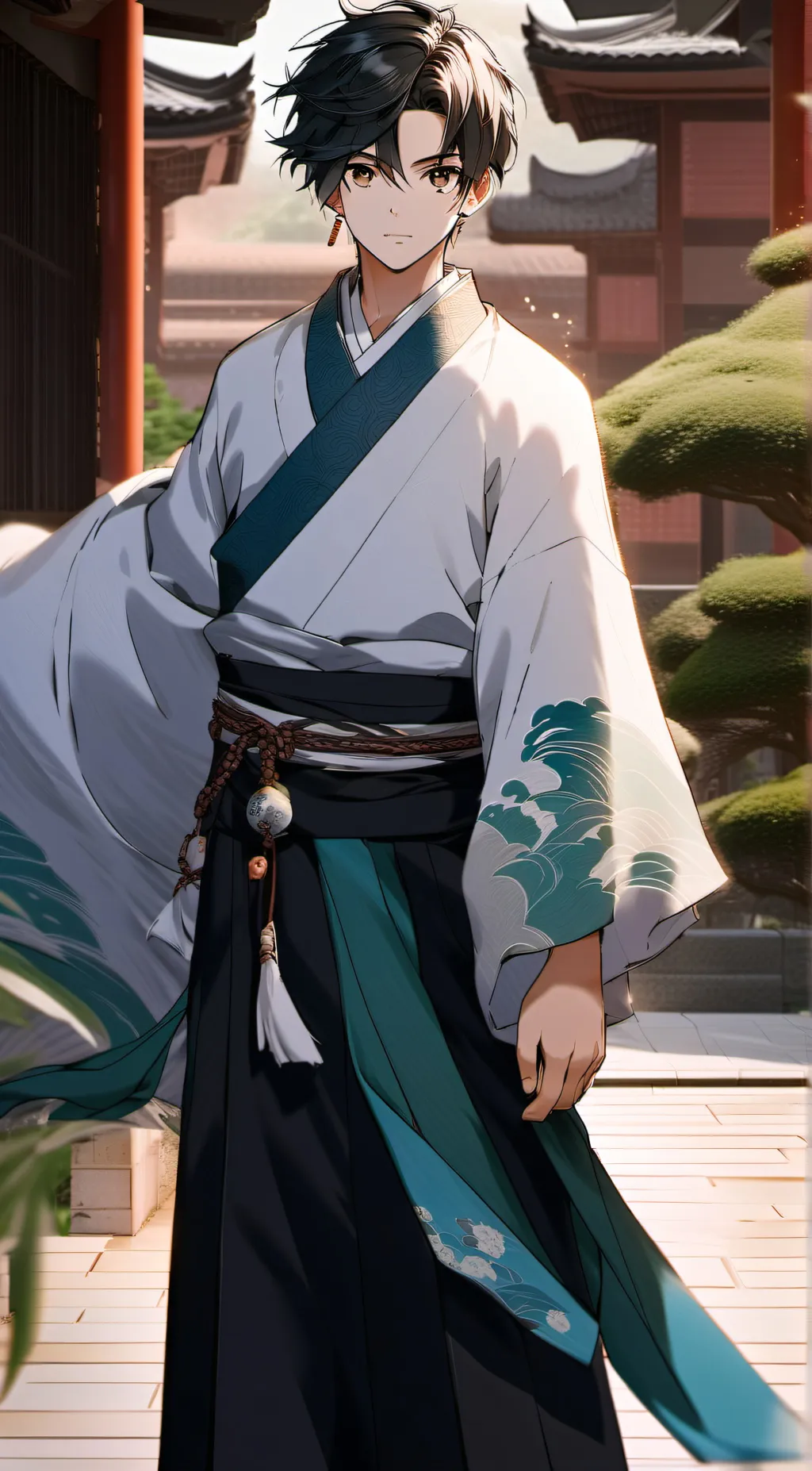 ai character: Birthday background