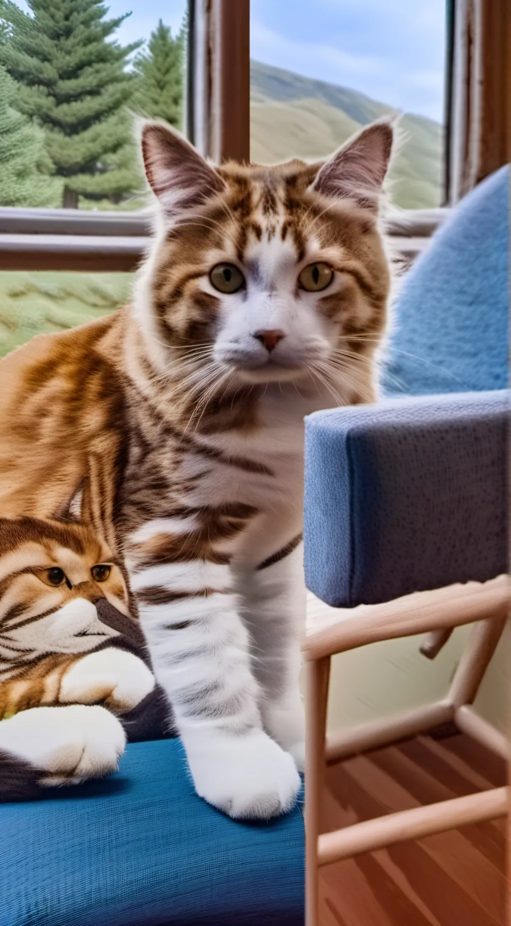 ai character: ginger background