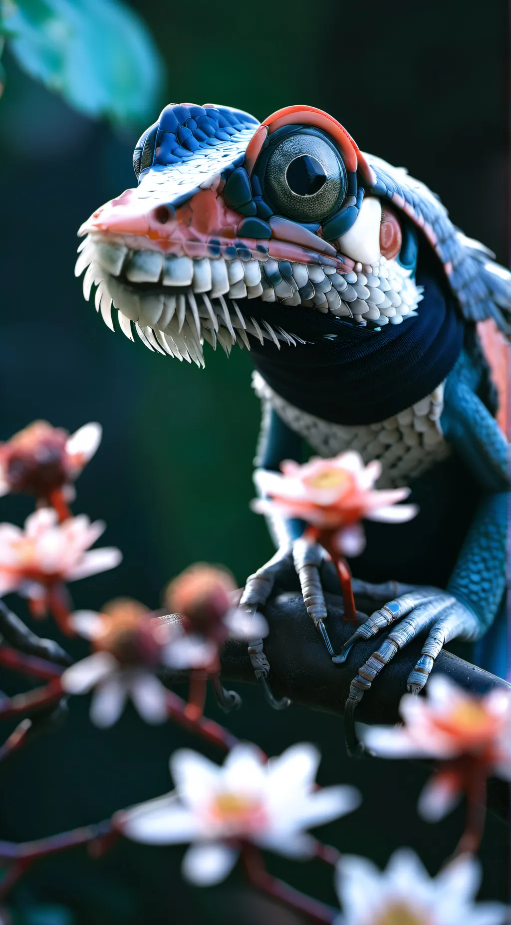 ai character: Lizard background