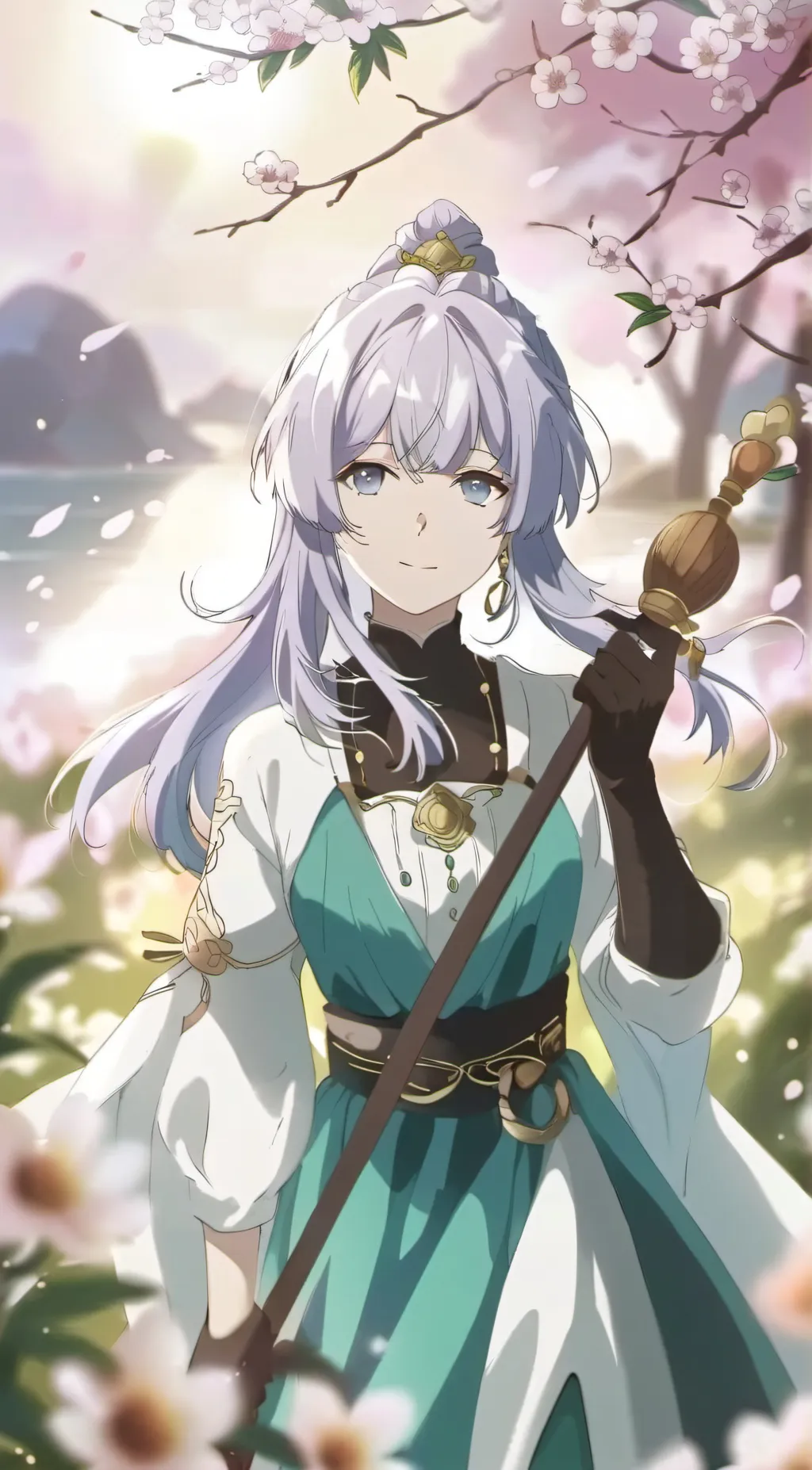 ai character: lyric background