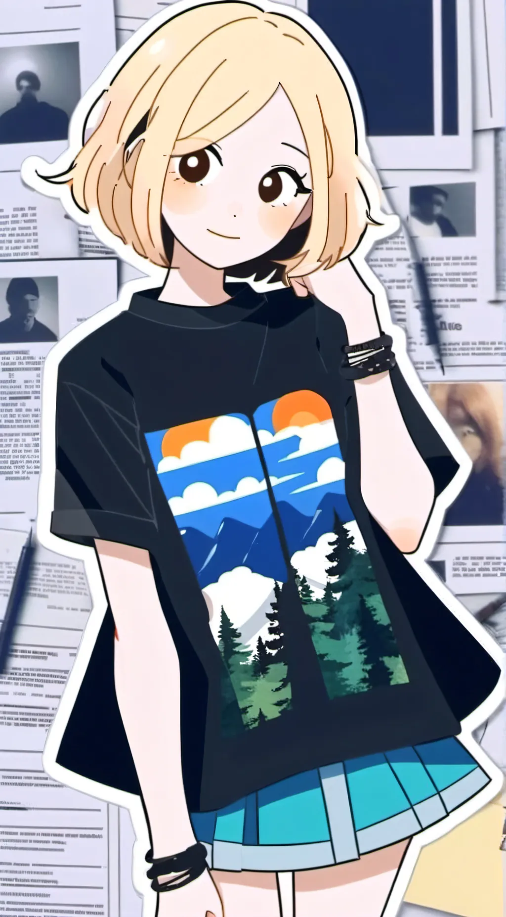 ai character: Lily background