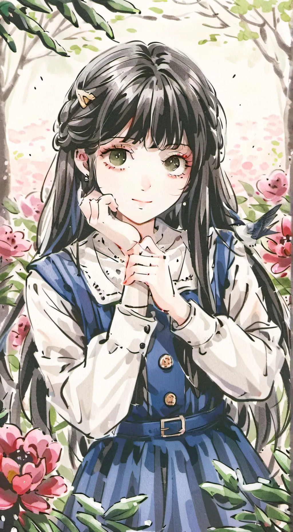 ai character: komi cant communic background