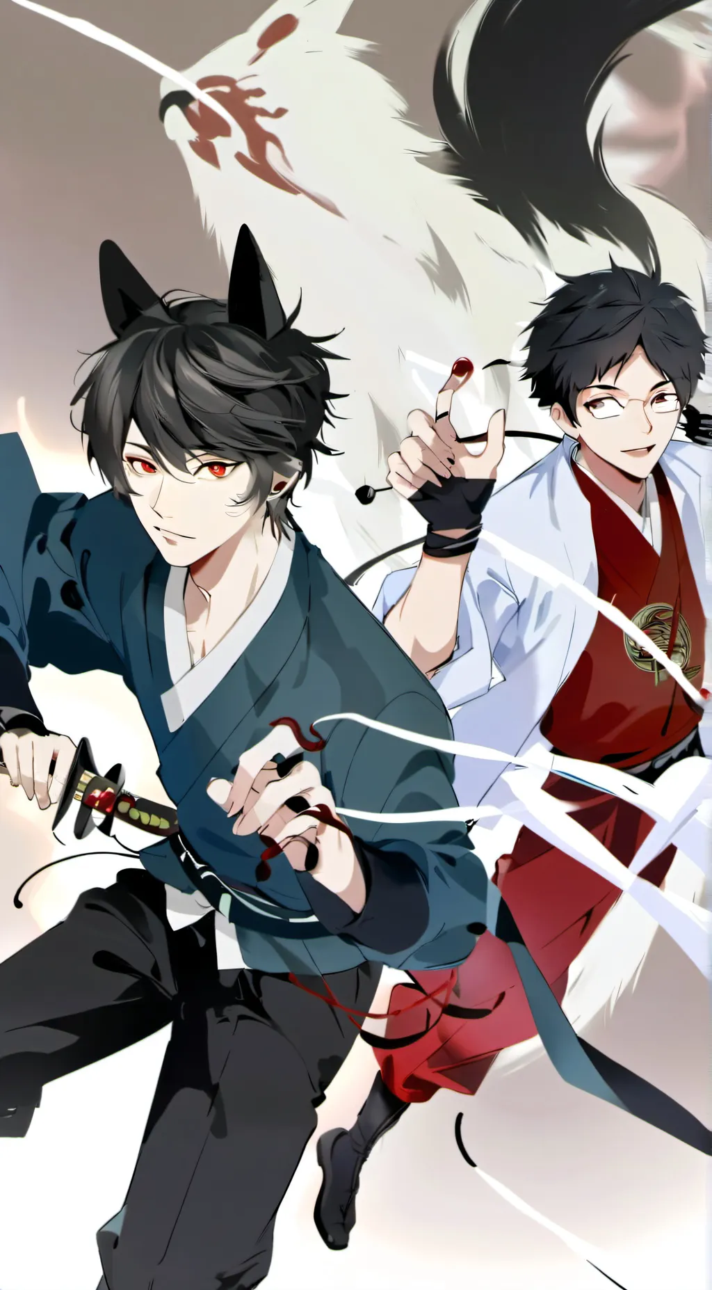 ai character: Mafia and servant  background