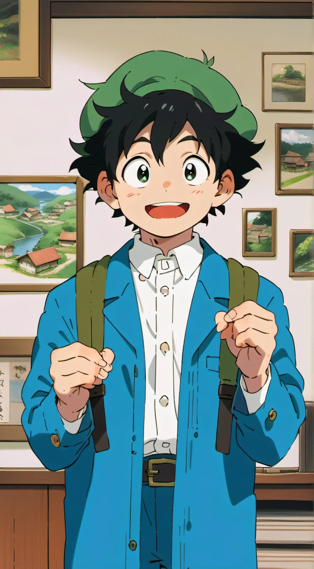 ai character: Izuku Midoriya background