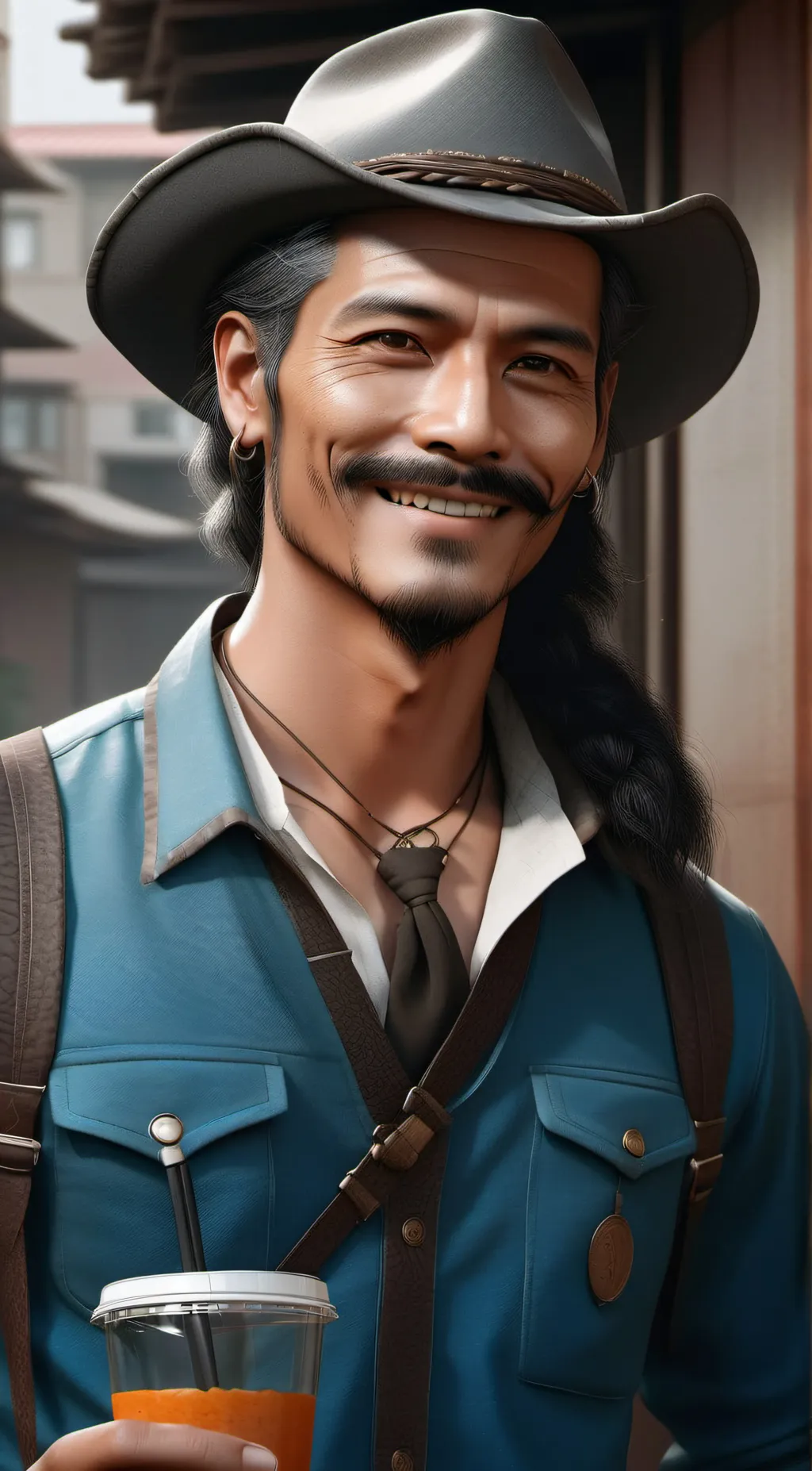 ai character: Charlie background